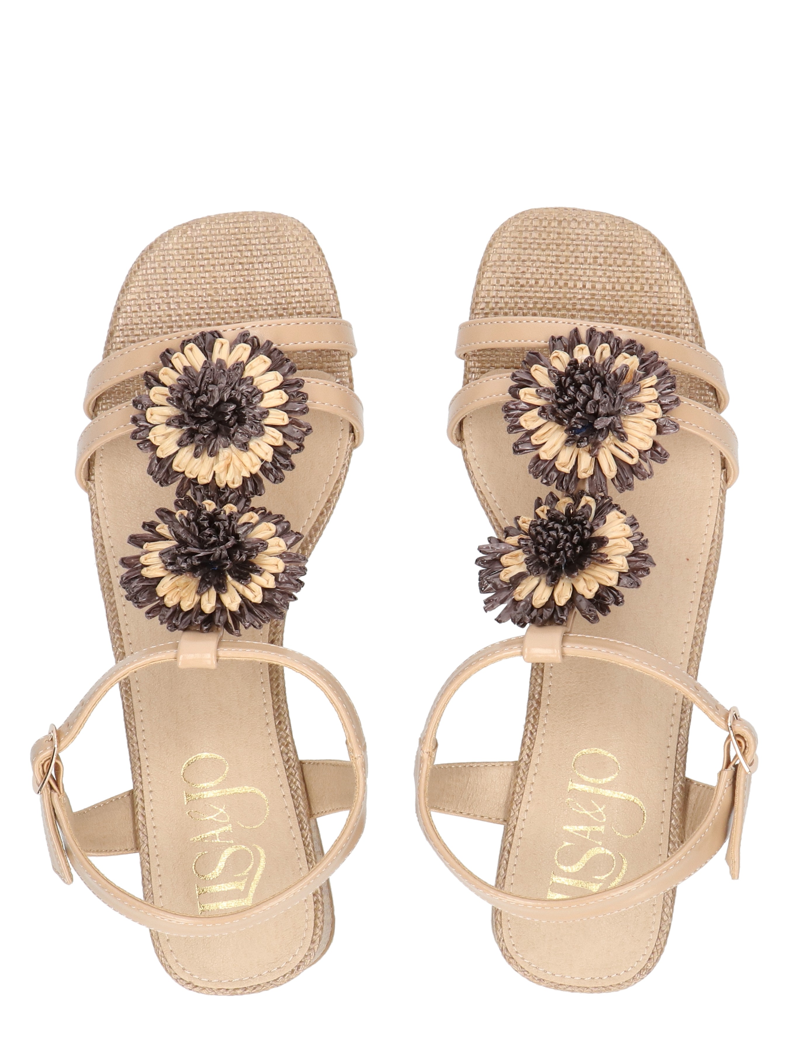 Lisa & Jo - Zazi Beige - Dames - Sandalettes - 50196_77_7