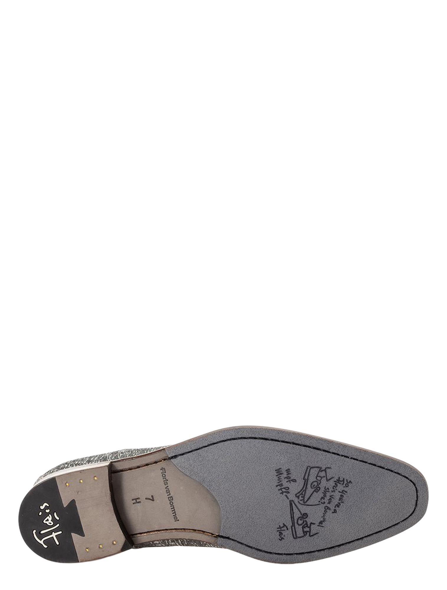 Floris van Bommel - De Draver 30316 03.28 Grey H-Wijdte - Heren - Veterschoenen - Nette Veterschoenen - 51454_99_5
