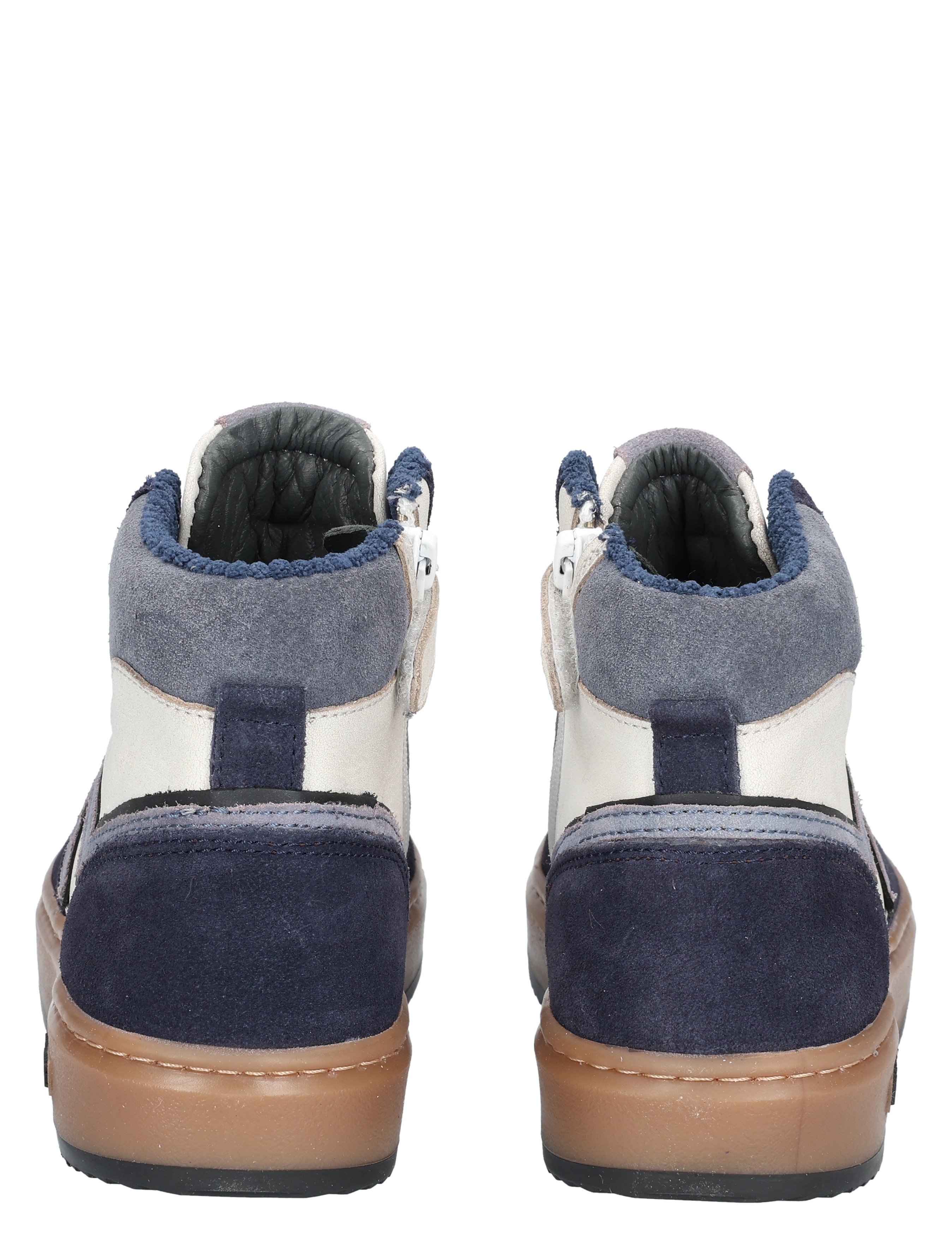 Hip - H1803 46CO Dark Blue Combi - Jongens - Sneakers - Hoge Sneakers - 49267_38_6