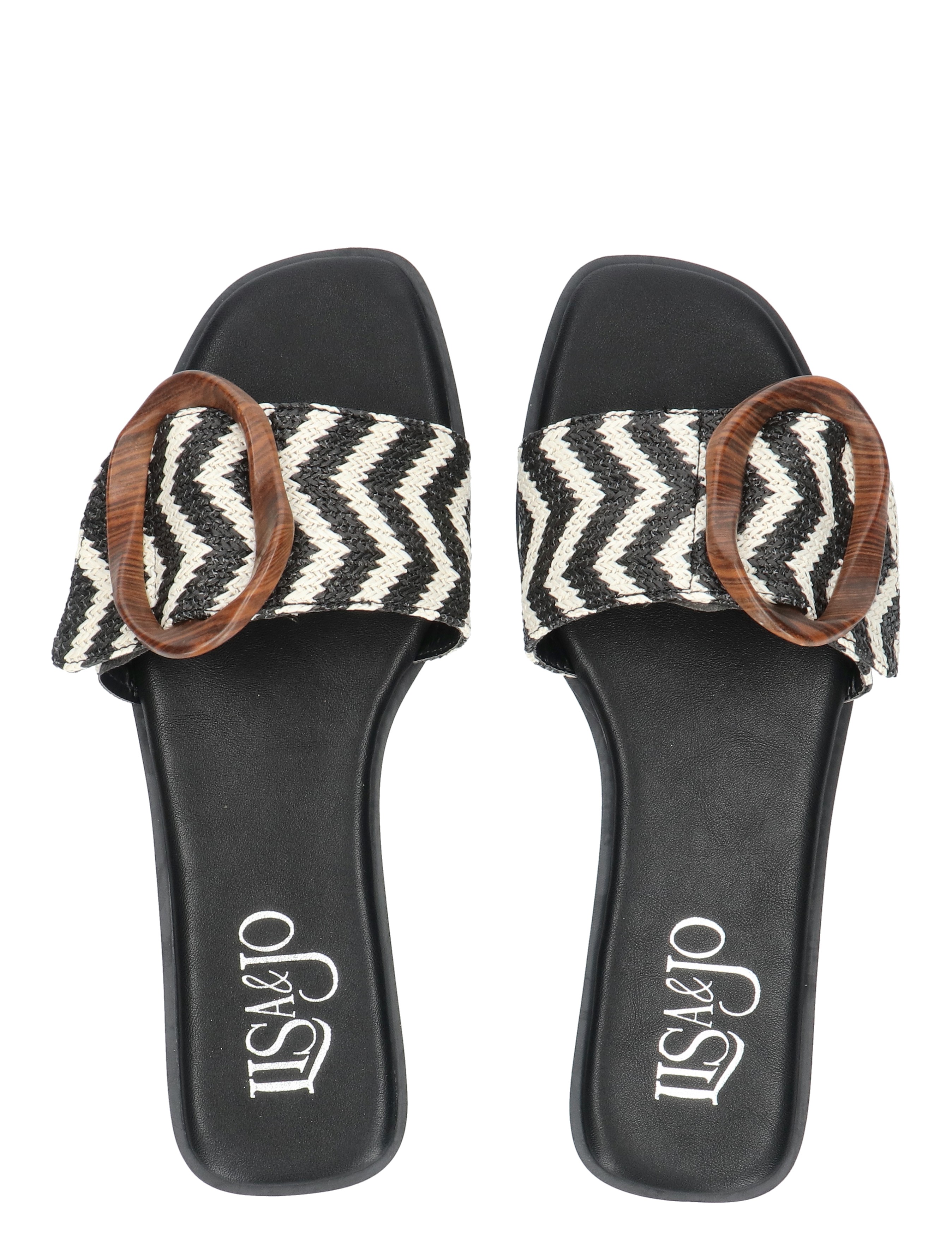 Lisa & Jo - Dedra Black - Dames - Muiltjes - 50213_18_1