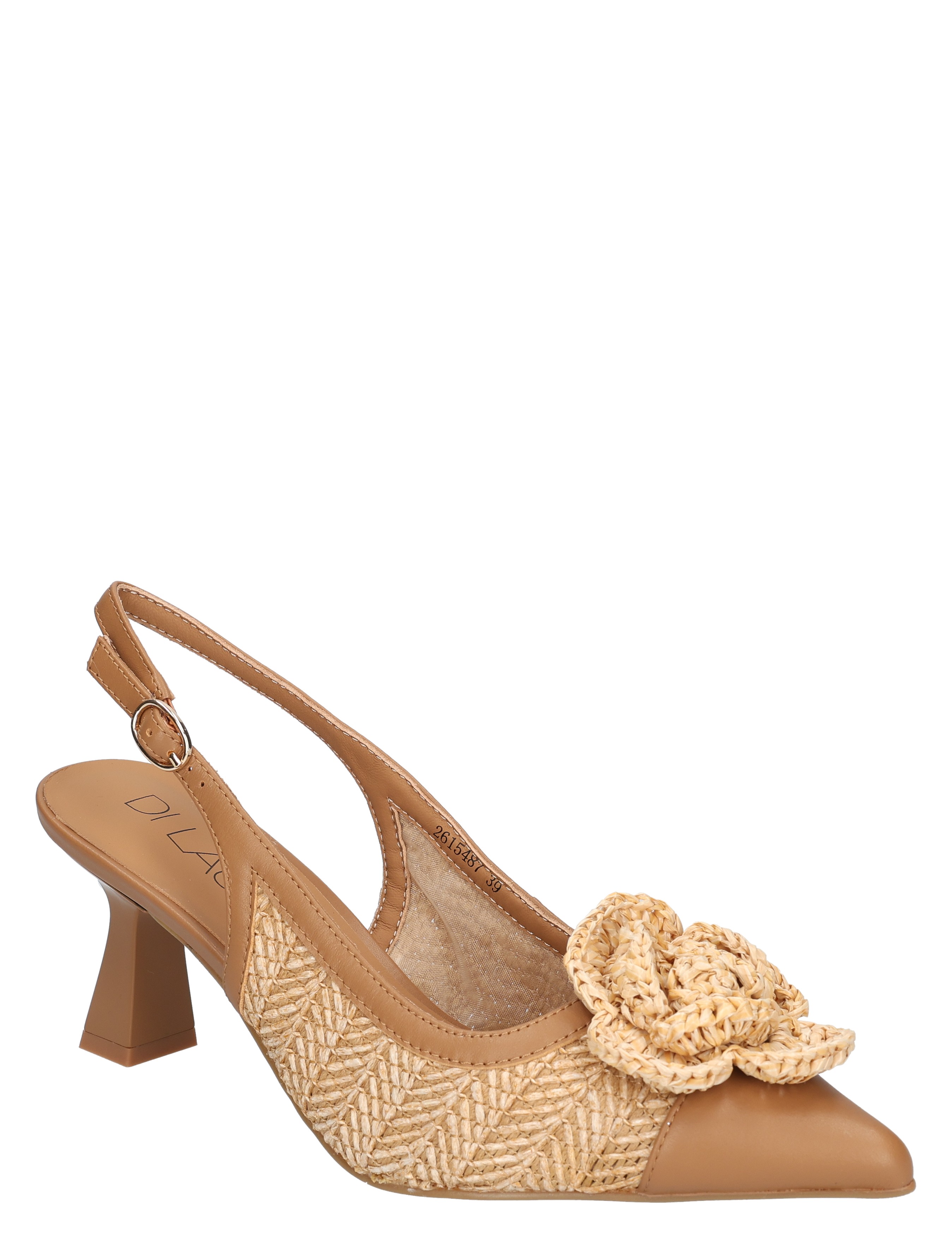 Di Lauro - 61AB20-A Sand Raffia - Dames - Pumps - 50246_22_3