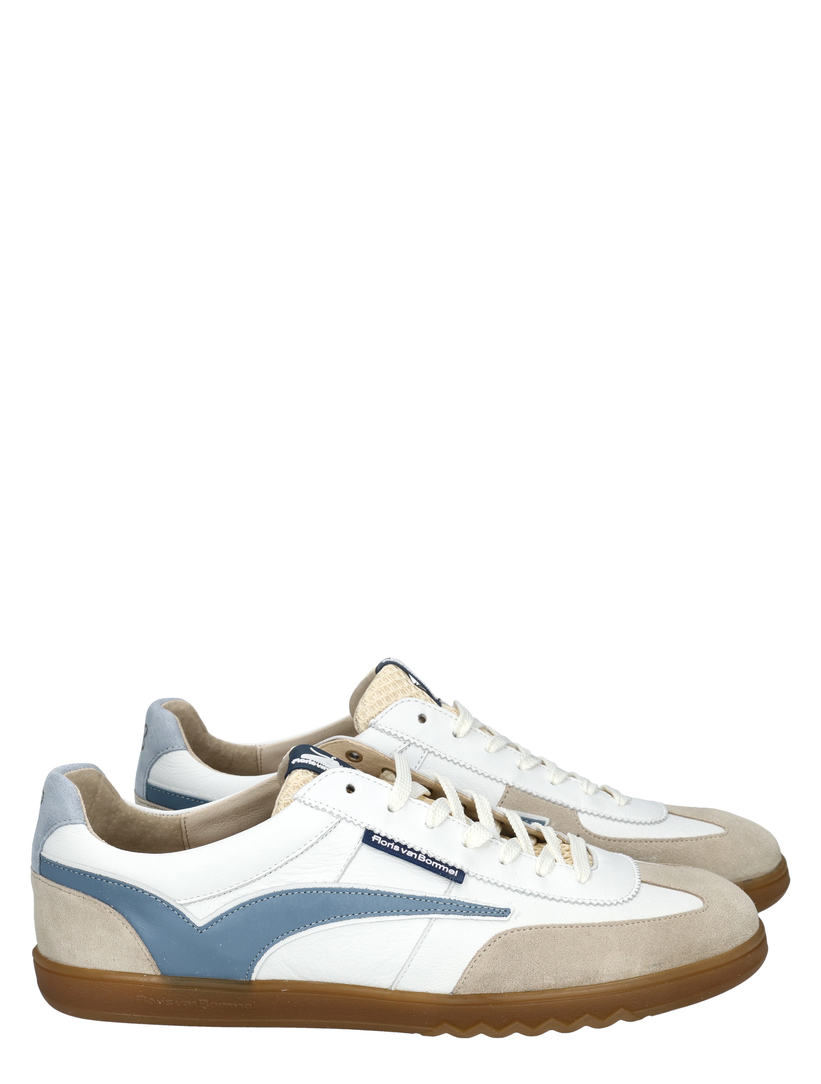 Floris van Bommel - De Zaler 10224 60-05 White Blue G+ Wijdte - Heren - Lage Sneakers - Sneakers - 50668_83_5