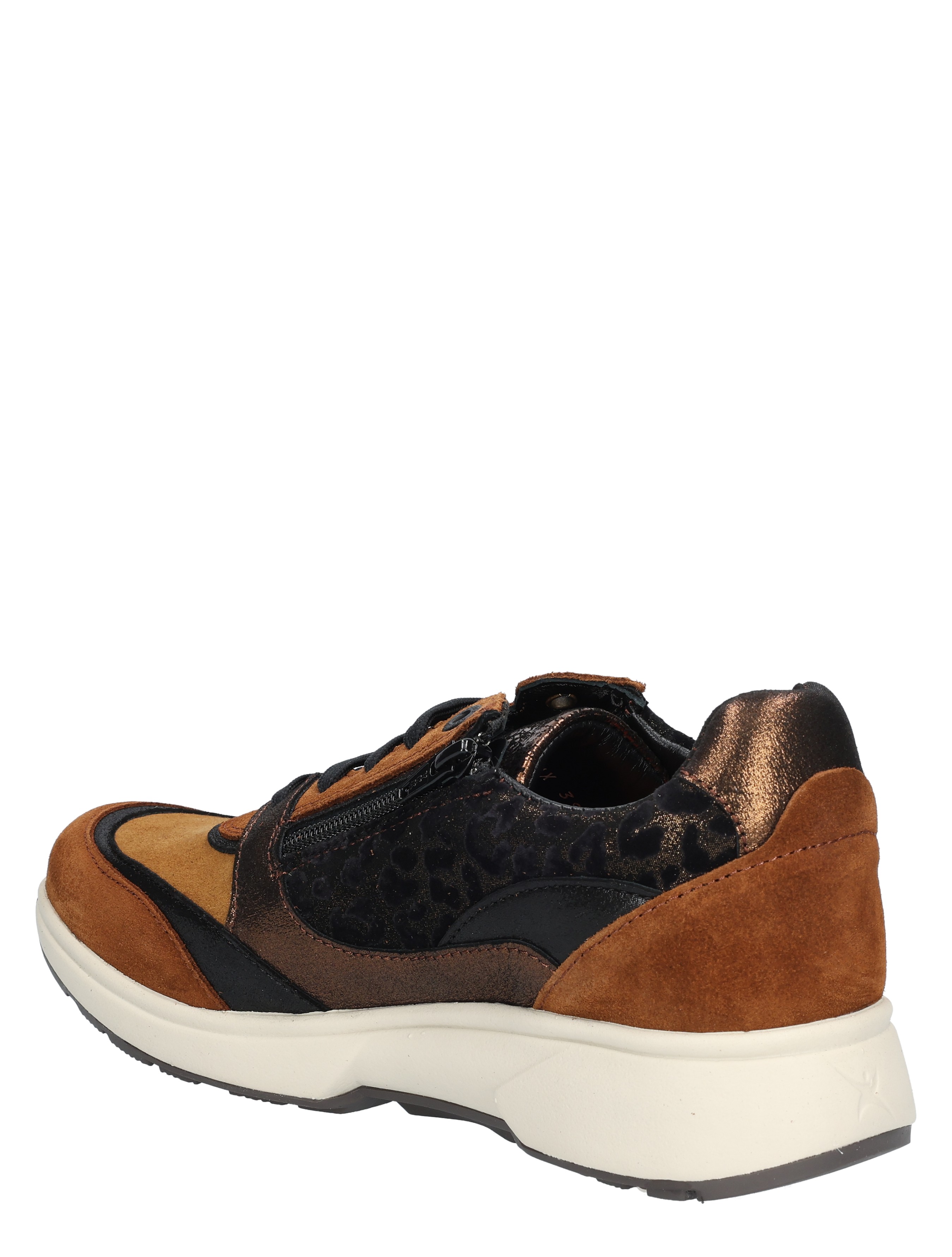 Xsensible - 30229.2 370 Cognac Combi H-Wijdte - Dames - Veterschoenen - Casual Veterschoenen - 49411_02_4