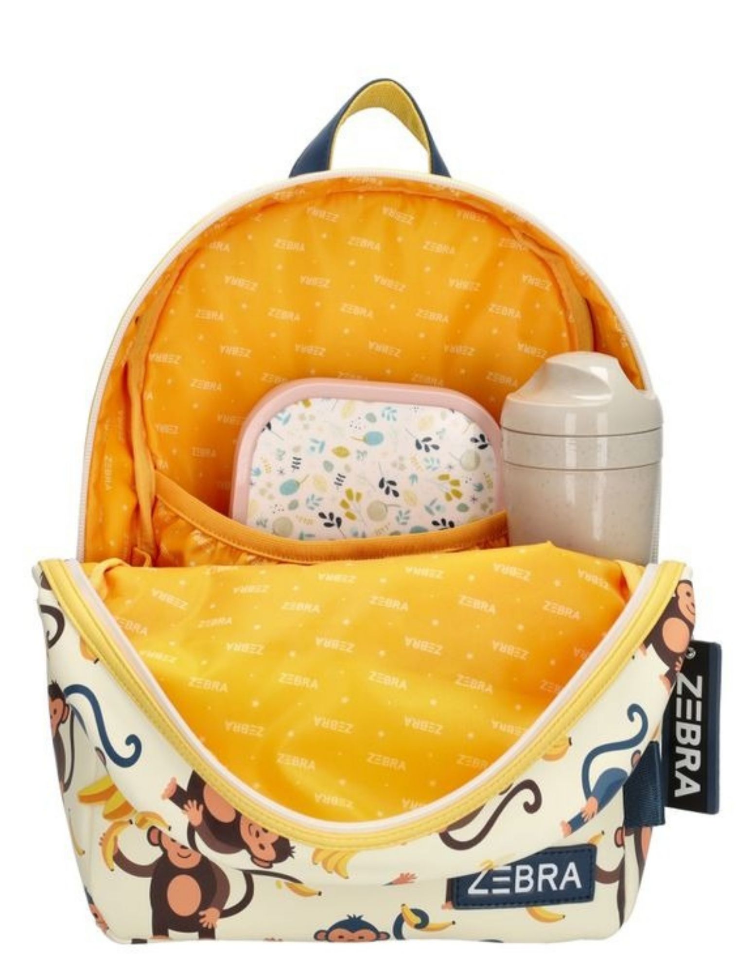 Zebra - Sem Aapjes Beige - Jongens - Rugtassen - 49905_77_6