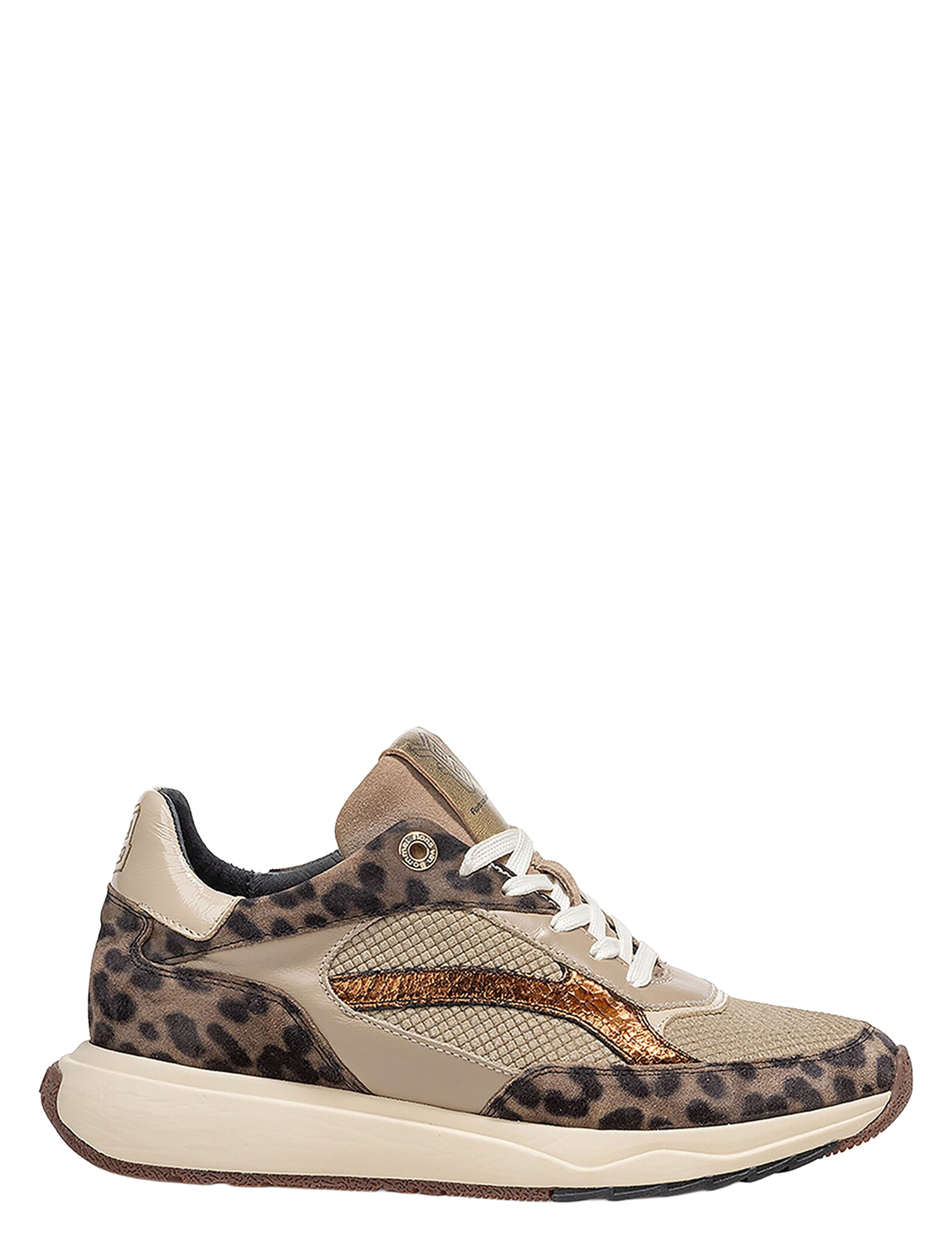 Floris van Bommel - Suvi SFW-10138 34-01 Taupe G-Wijdte - Sneakers - Dames - Lage Sneakers - 50098_77_1