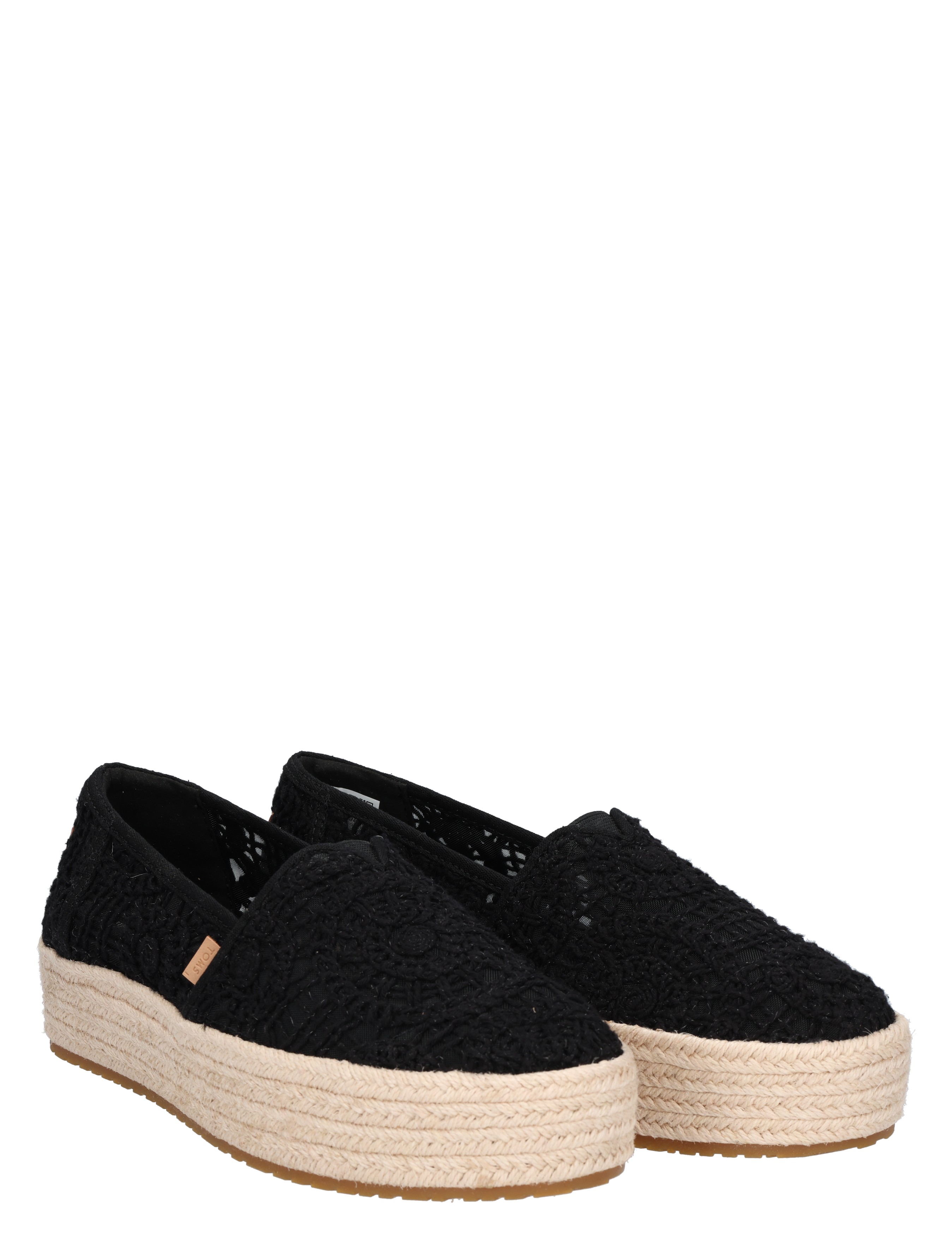 Toms - Valencia Crochet Black - Dames - Espadrilles - 46996_11_5