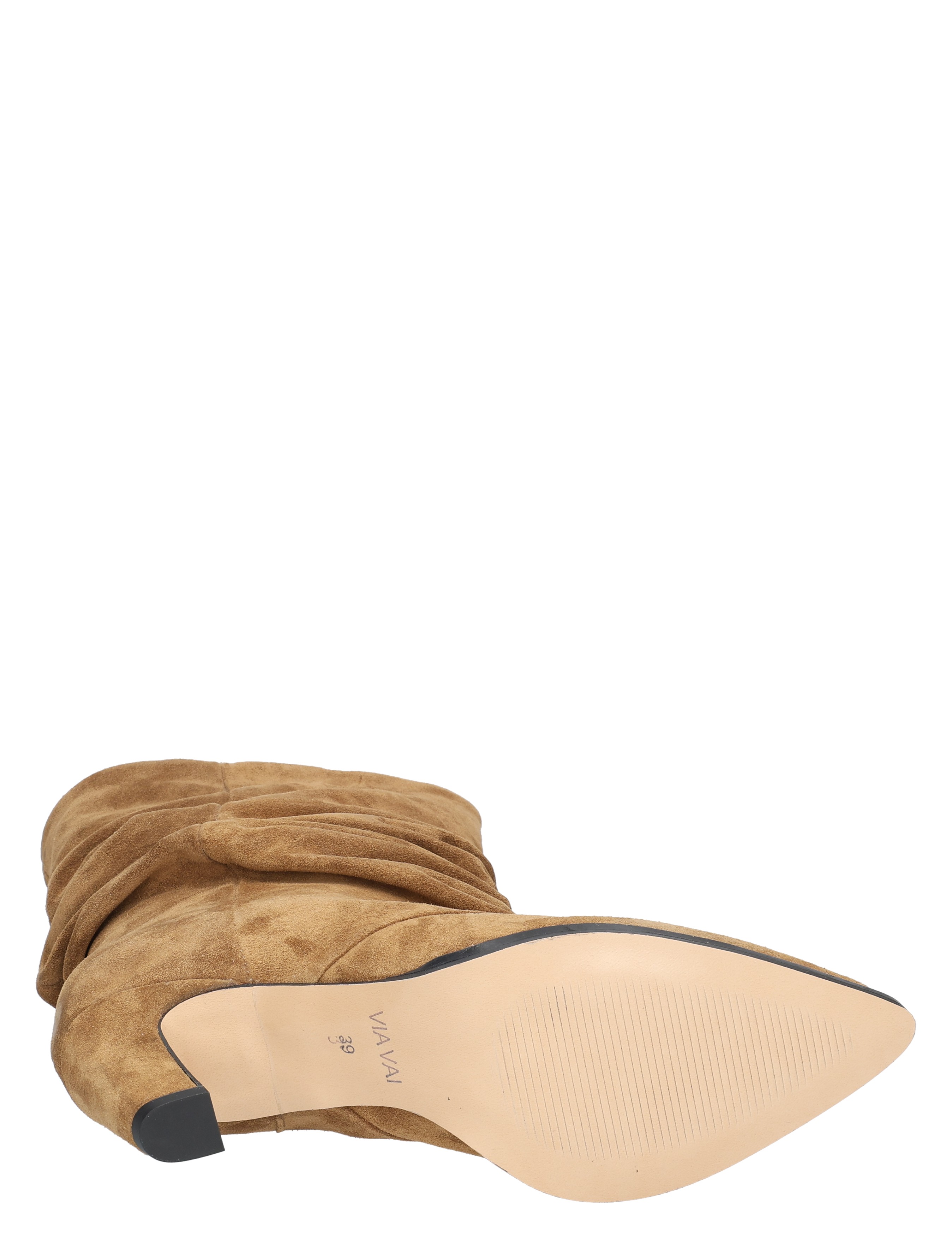 suede, boot, heel, tan, slouch