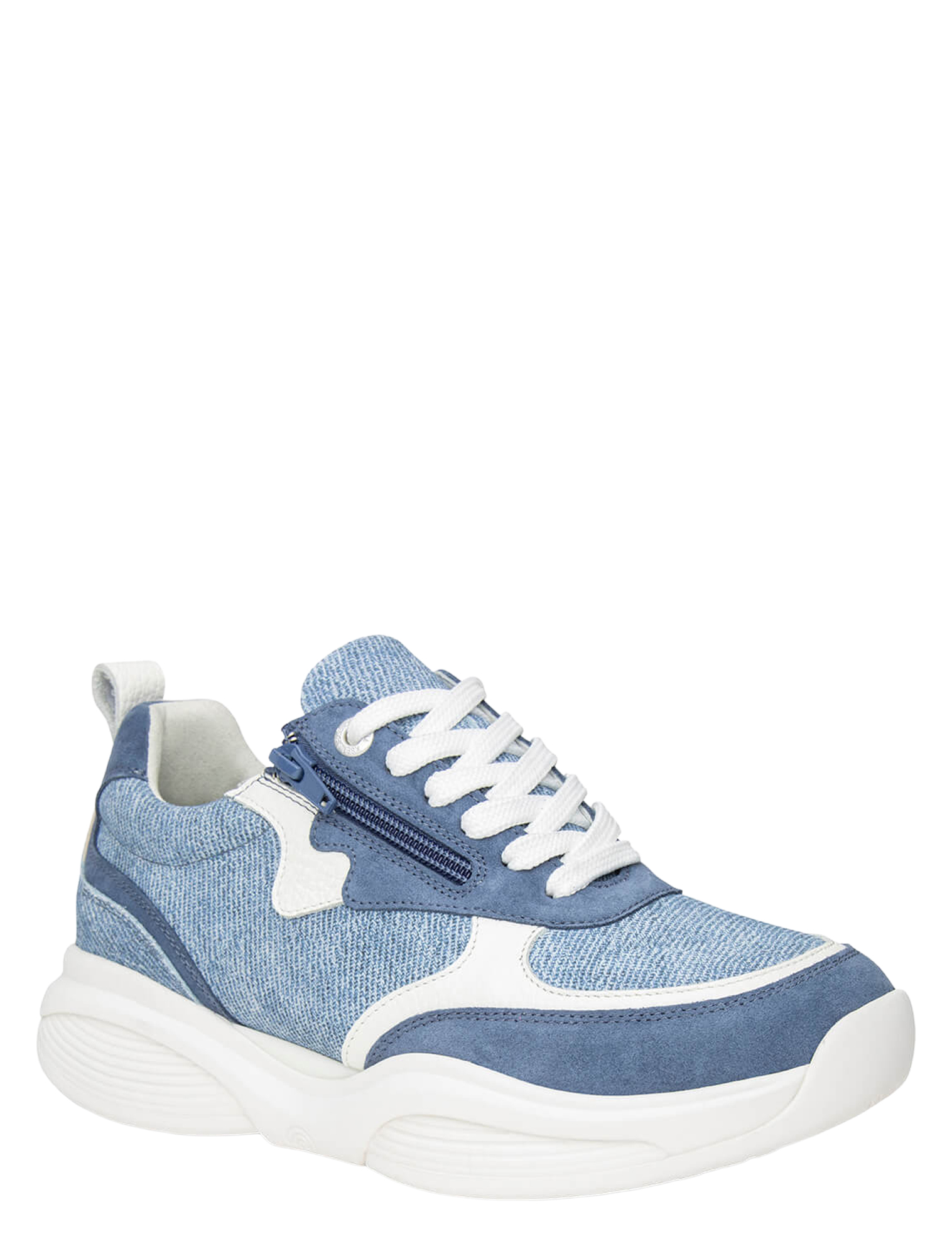 Xsensible - 32005.5 Denim Combi H-Wijdte - Dames - Veterschoenen - Casual Veterschoenen - 51659_33_3