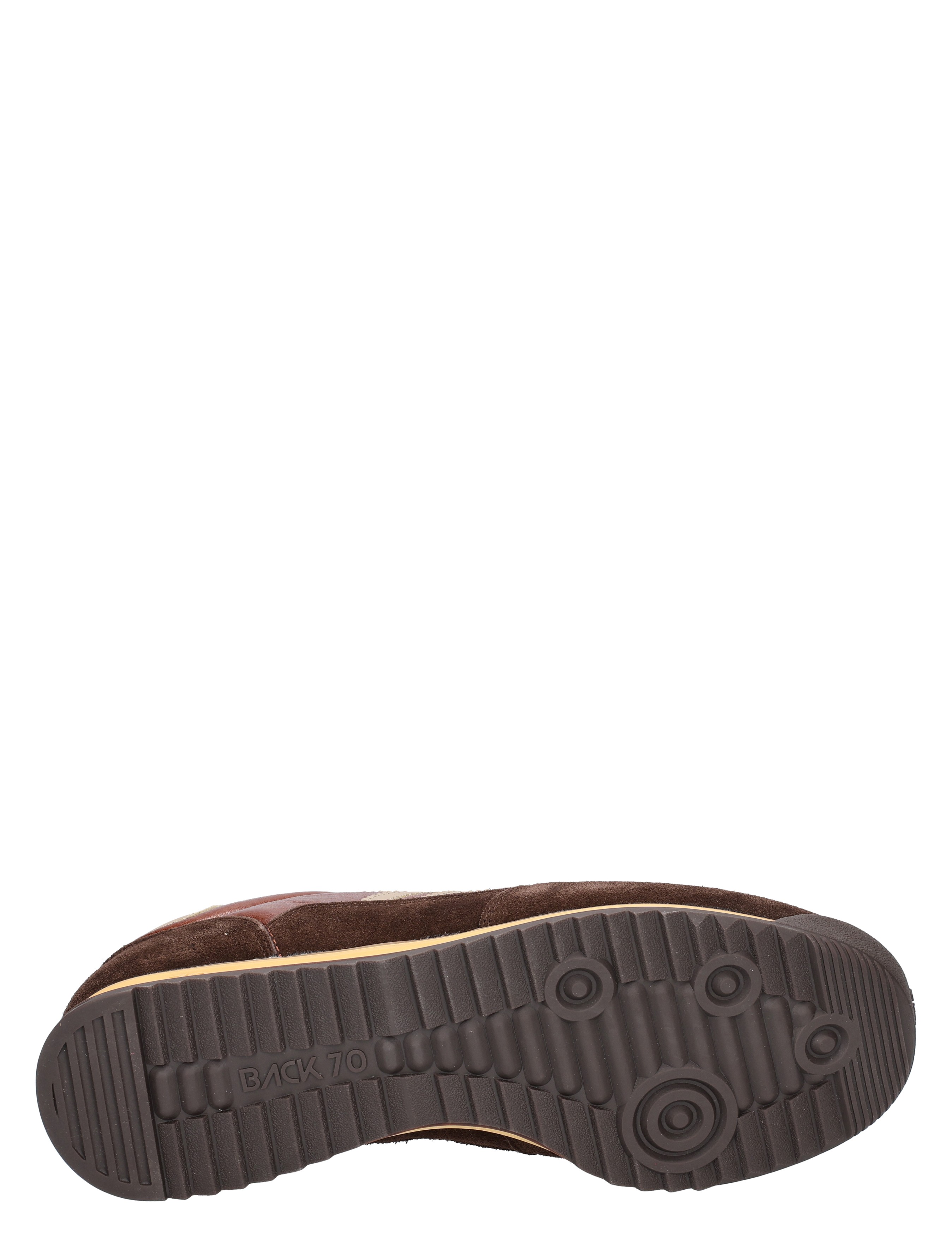 sneaker, zool, bruin, bruin leren, achterkant 70