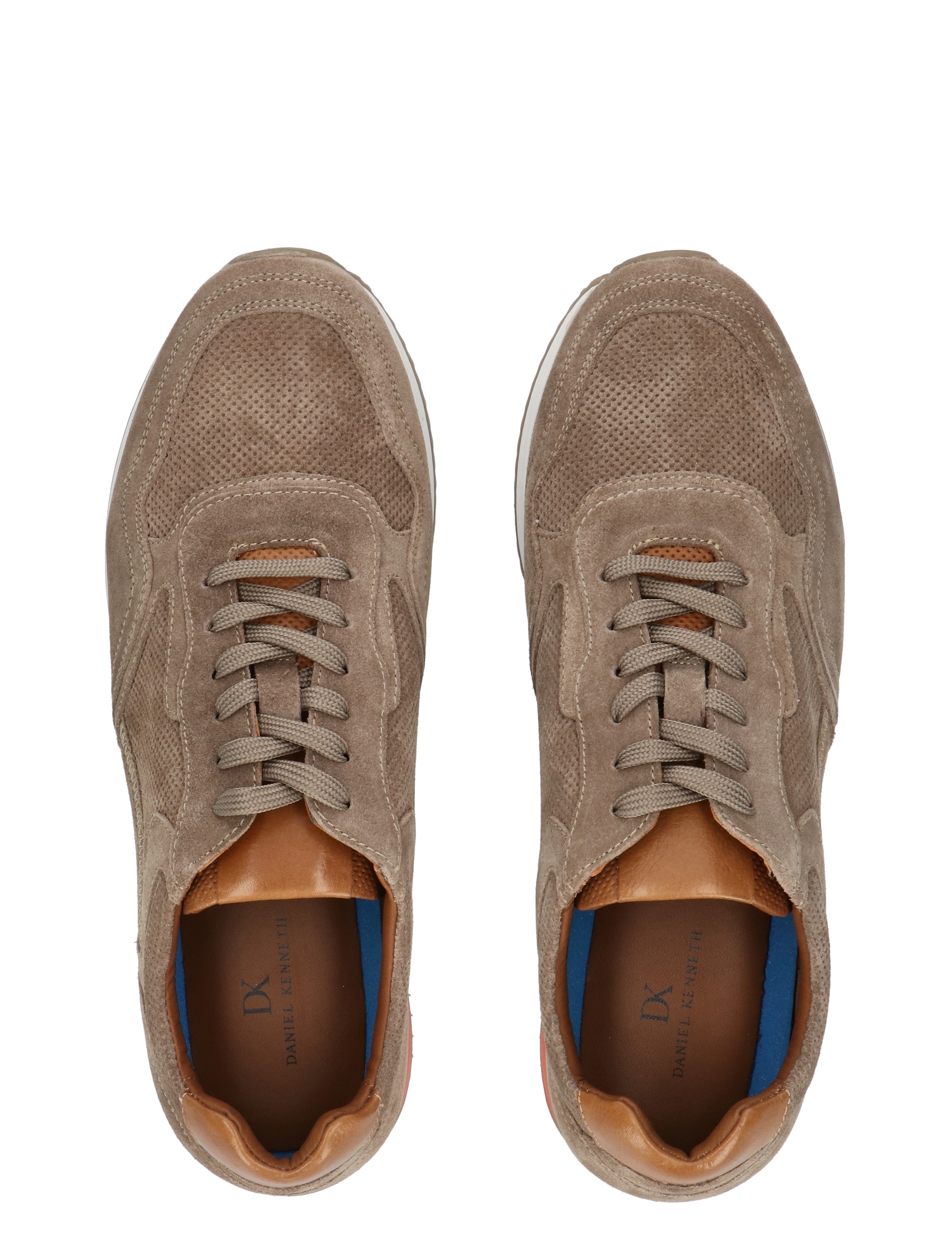 Daniel Kenneth - Tibbe Coffee Dark Tan - Heren - Veterschoenen - Casual Veterschoenen - 50997_77_7