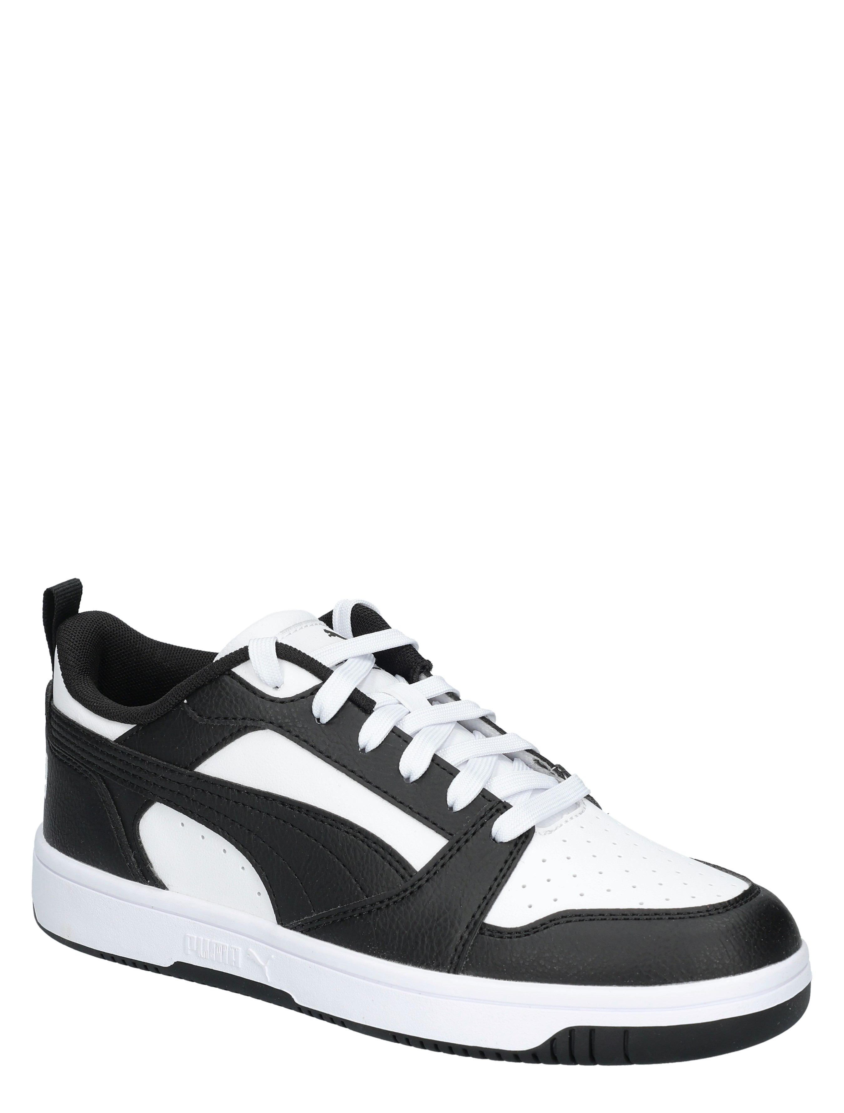 Puma - Rebound V6 Low Junior White Black - Meisjes - Sneakers - Lage Sneakers - Lage Sneakers - Jongens - Sneakers - 49709_81_3