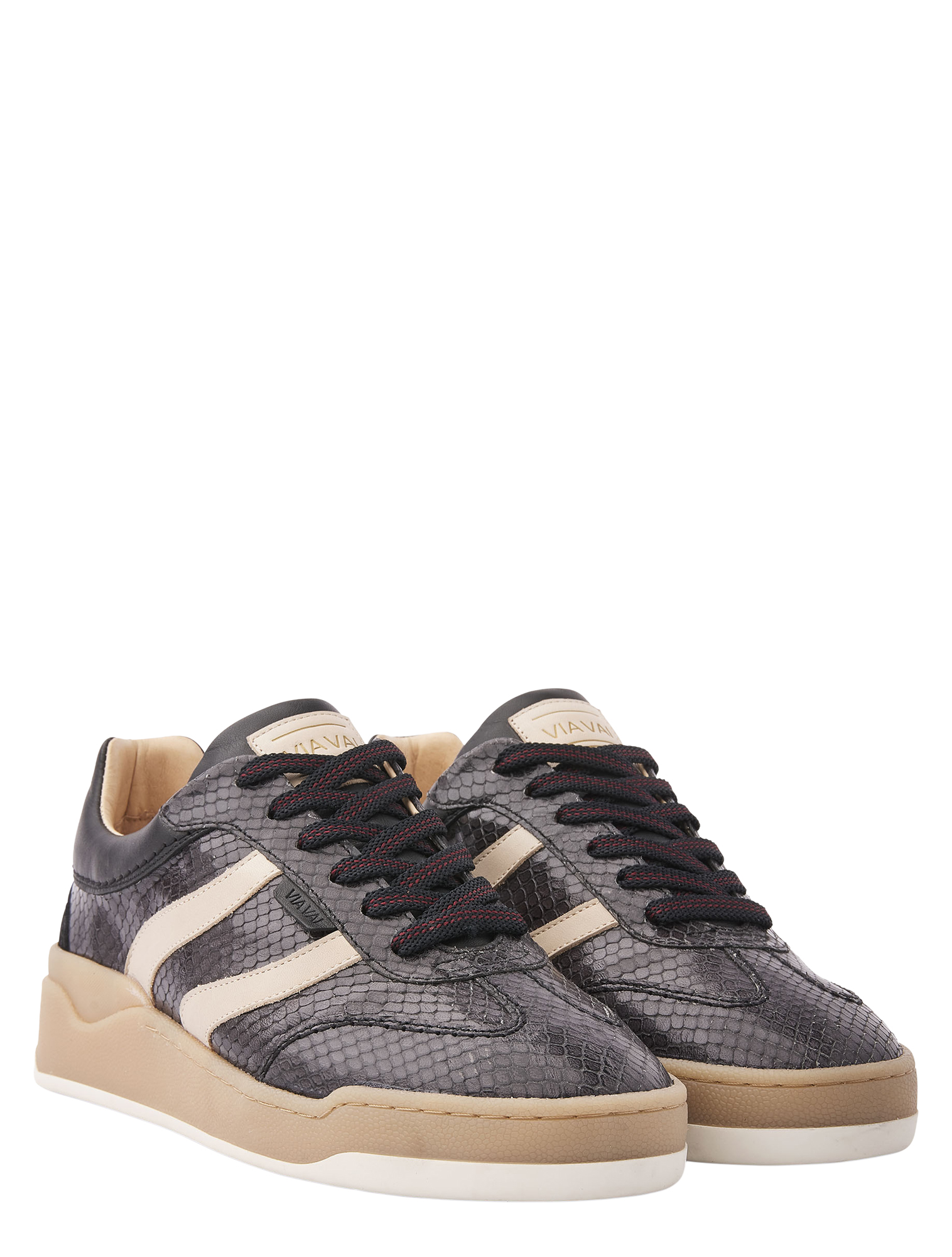 VIA VAI - 62482 Sam Naomi Black - Dames - Sneakers - Lage Sneakers - 52900_11_2