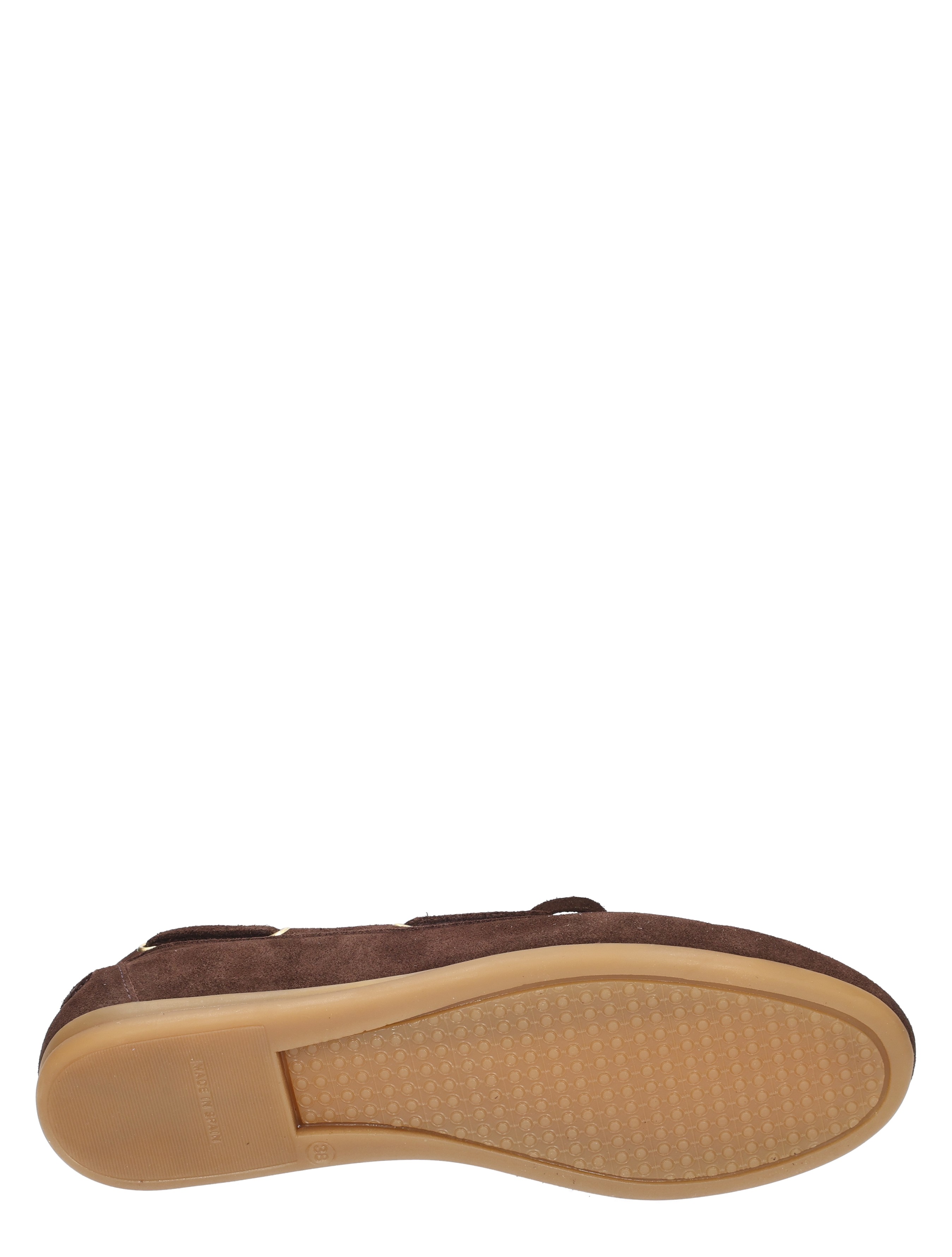 Toral Shoes - Shima Suede Moccasin Brown Gold - Dames - Loafers - 49646_22_8