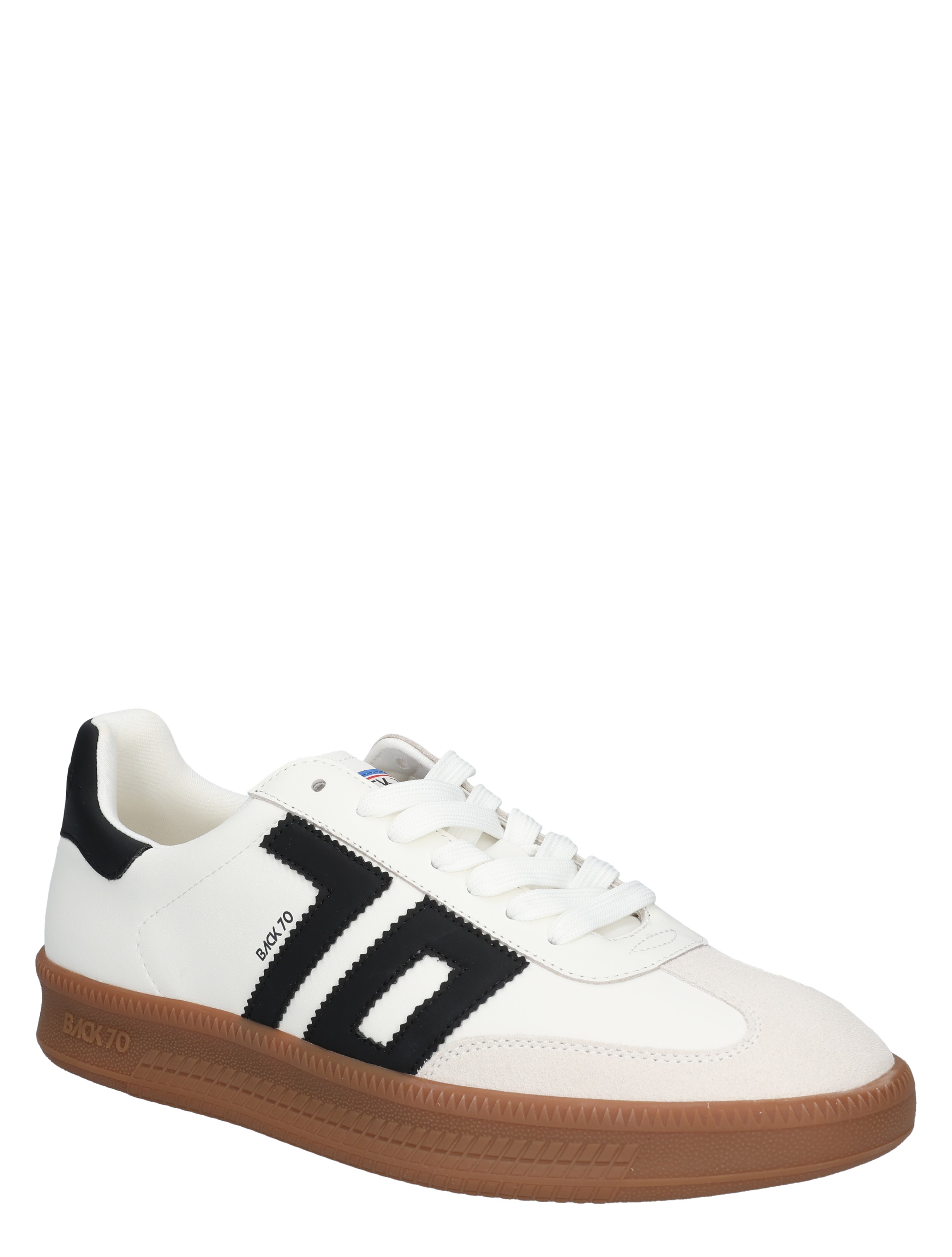 Back 70 - Double Cloud V26-01 Leather White Black - Heren - Lage Sneakers - Sneakers - 50723_81_3