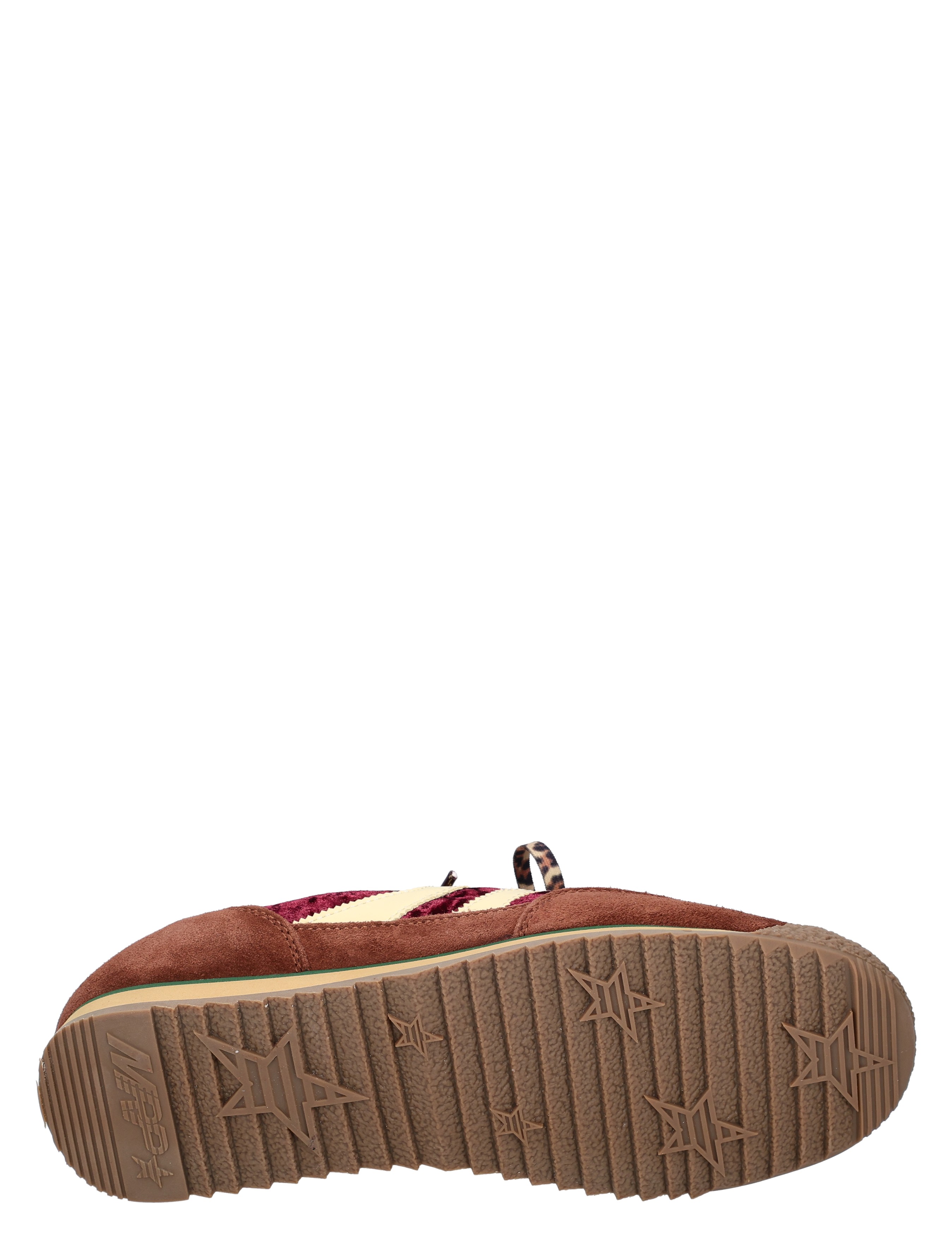 sneaker, antislip, bruine zool, suède, slipvast