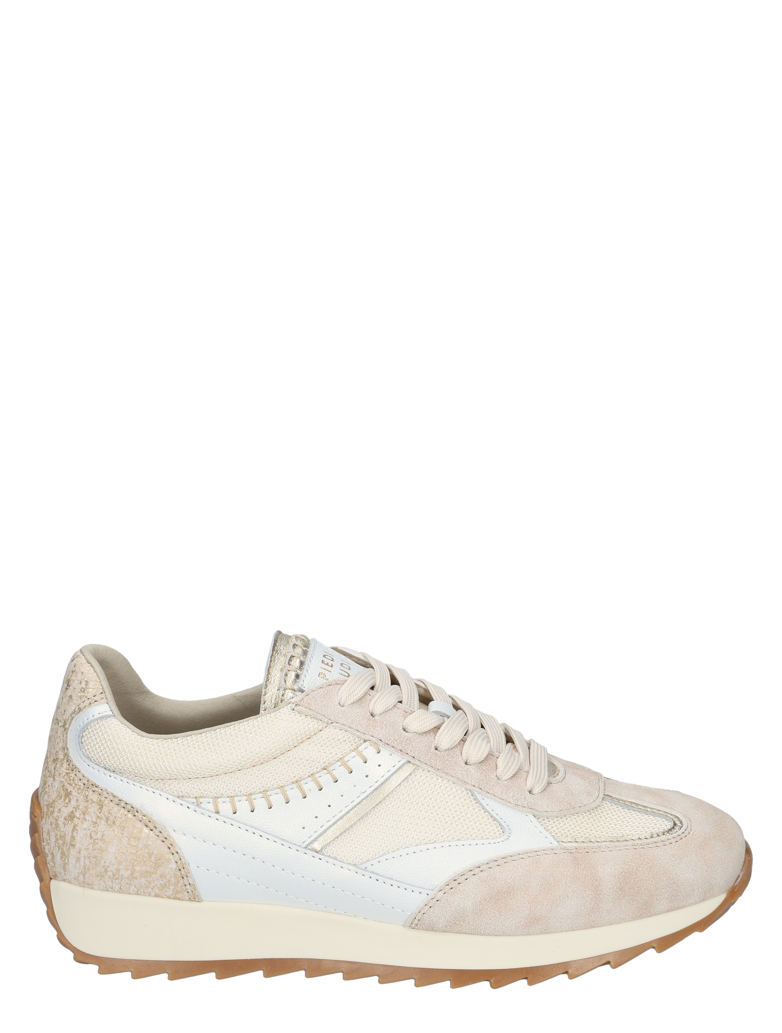 Piedi Nudi - Harlem 05.08 Cream Gold H-Wijdte - Dames - Veterschoenen - Casual Veterschoenen - 50523_77_1