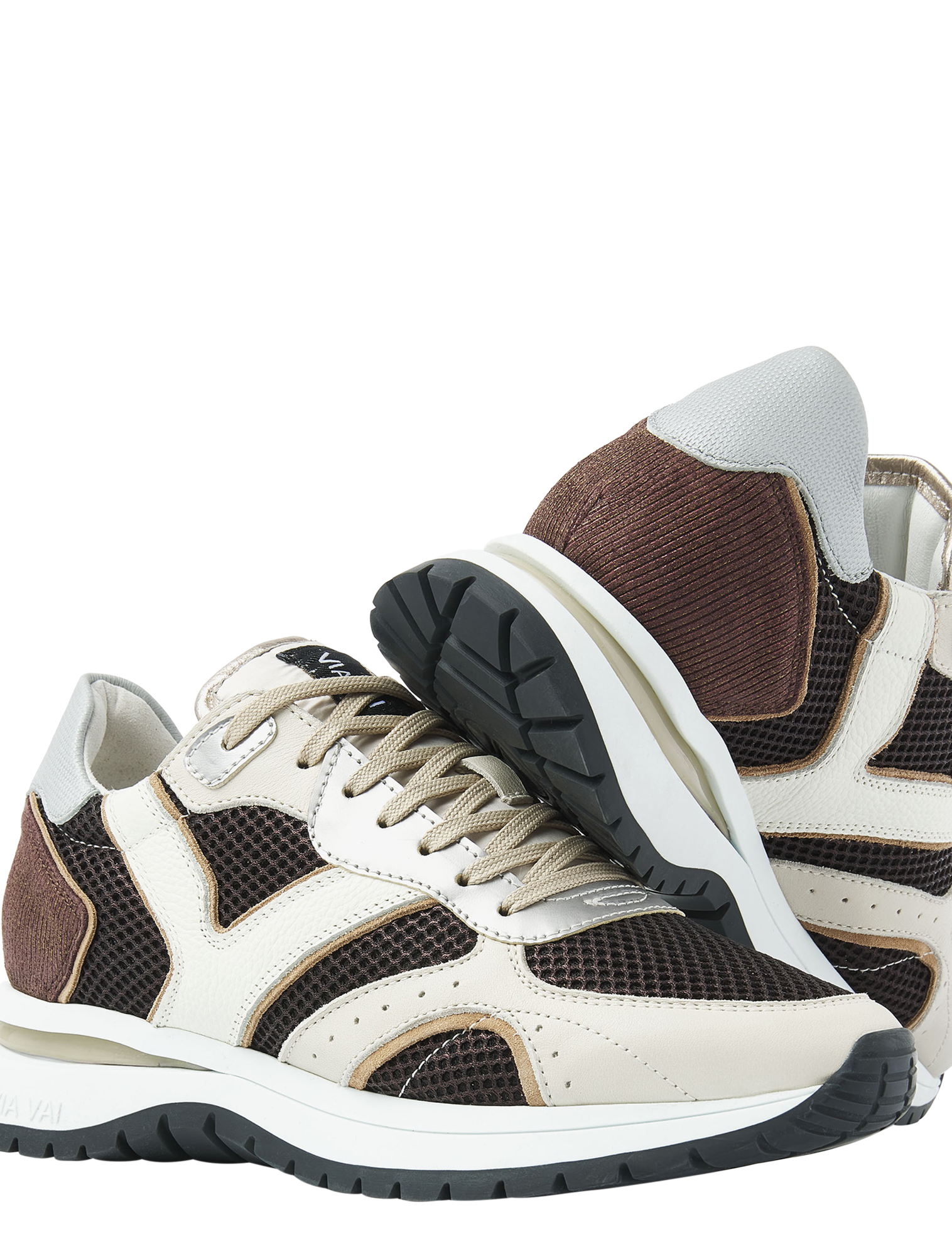 VIA VAI - Usher Elliot 62261 01-316 Brown - Sneakers - Dames - Lage Sneakers - 50052_22_5