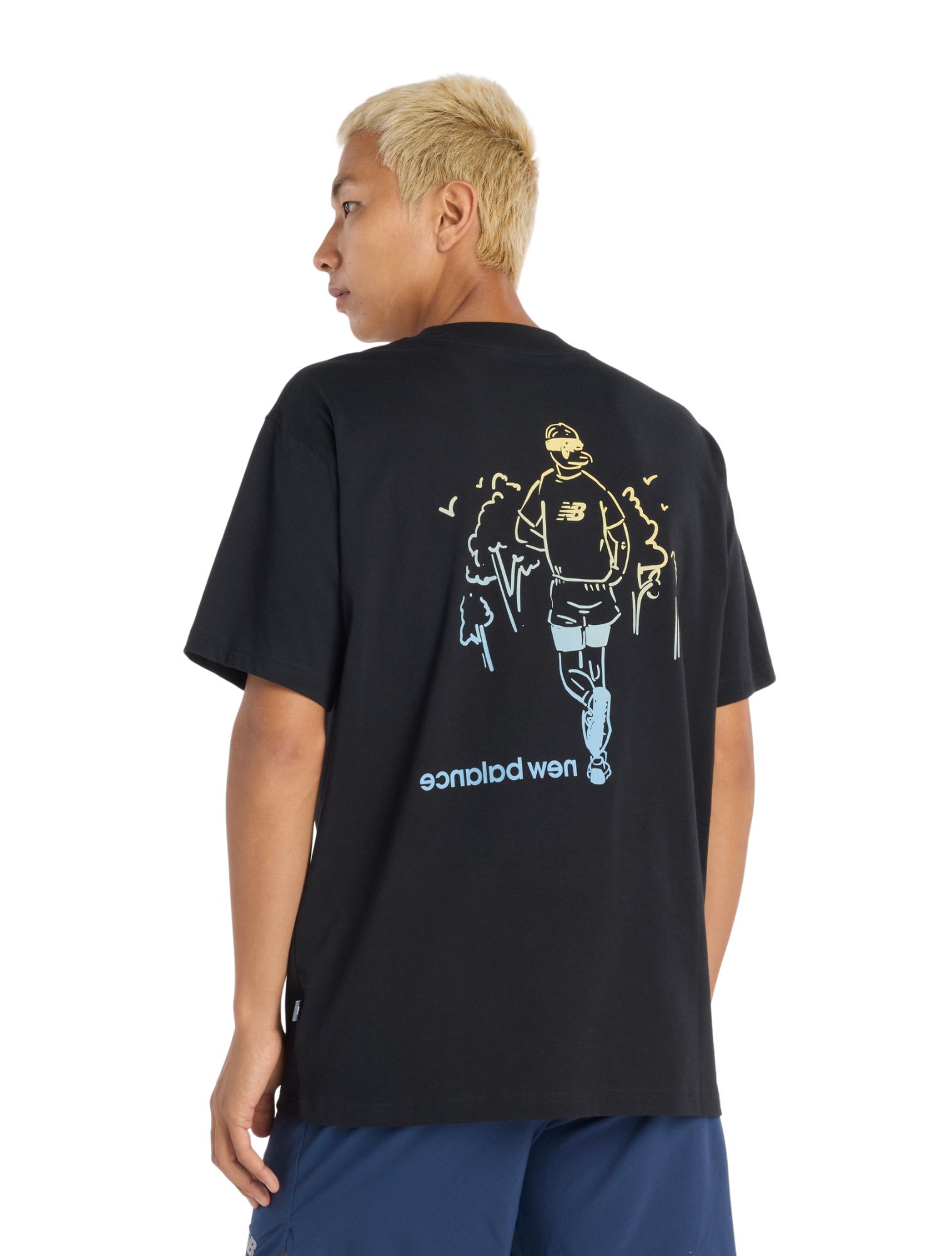 New Balance - Before & After T-Shirt MT53934 Black - Heren - T-Shirts & Polos - 48014_11_2