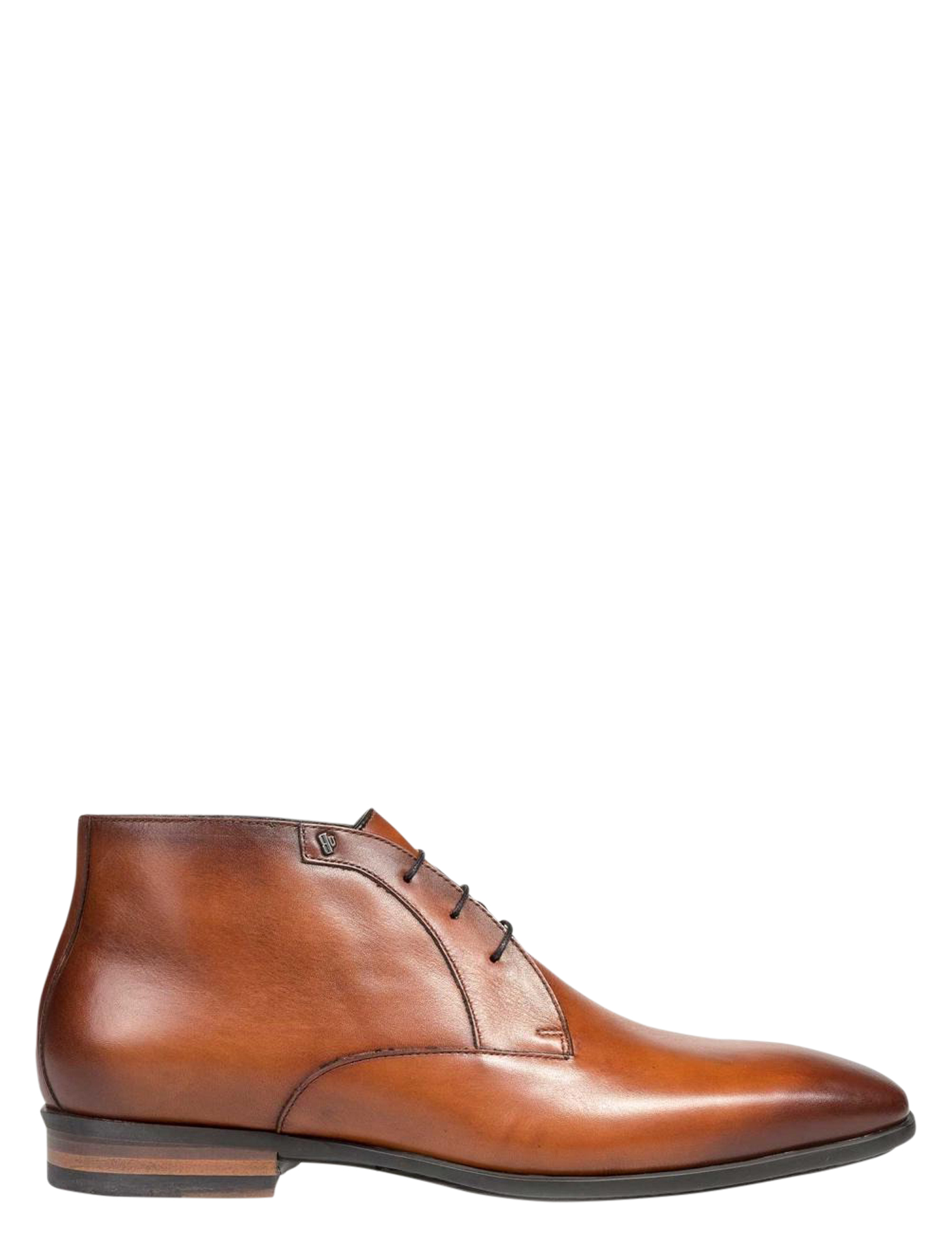 Van Bommel - Sella 50022 24-01 Dark Cognac G+ Wijdte - Heren - Veterschoenen - Casual Veterschoenen - 43504_22_1