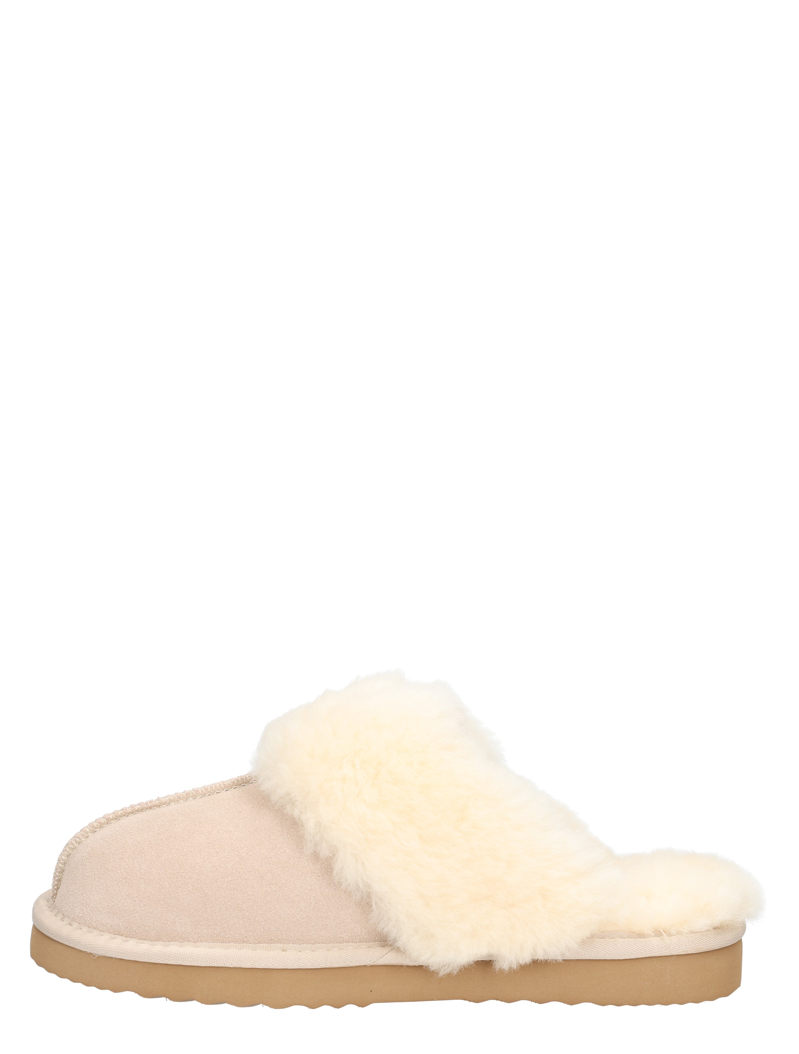 Cypres - Caiya 2545225 Sand Cow Suede - Dames - Pantoffels - 49479_77_2