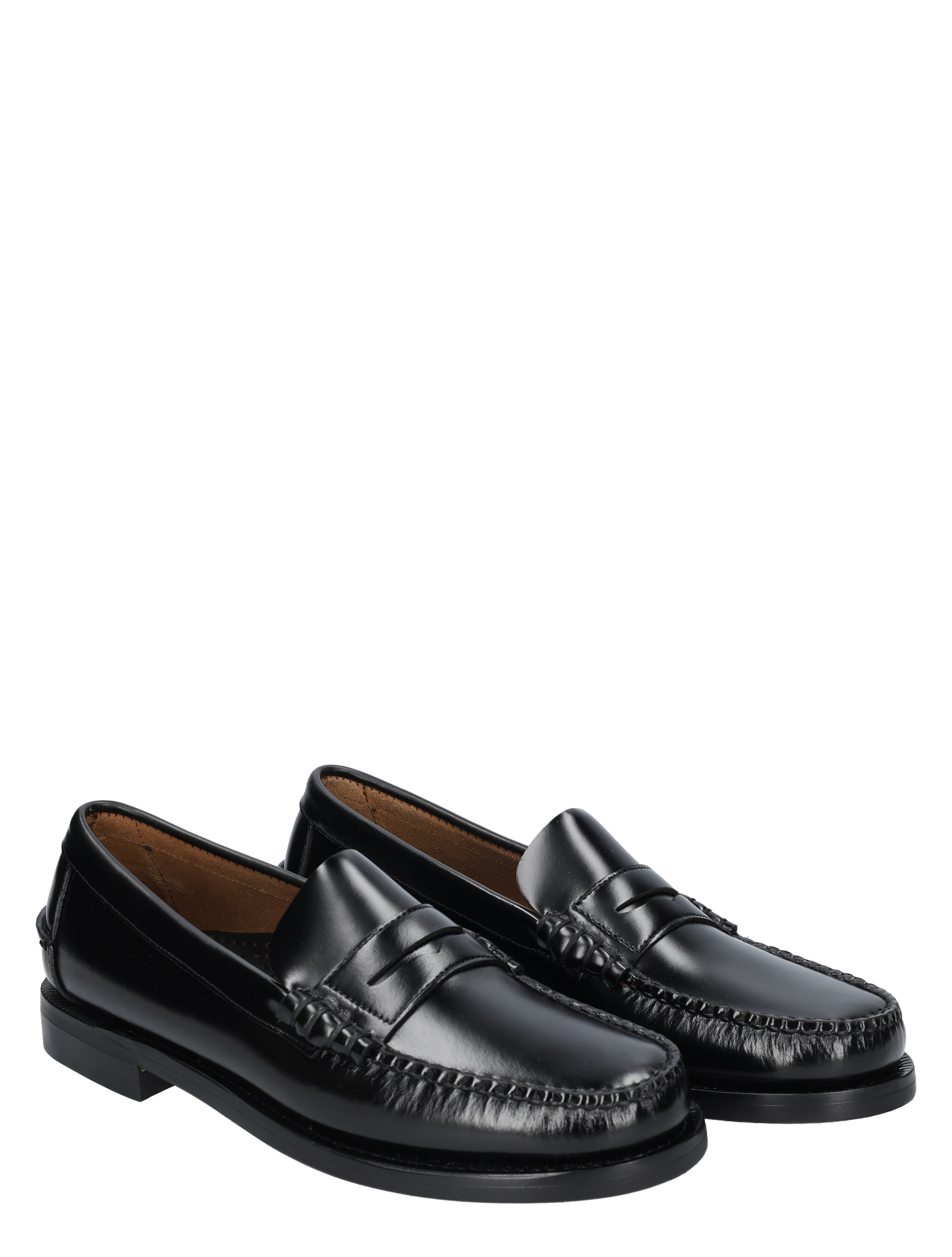 loafers, black, leather, penny, moccasin