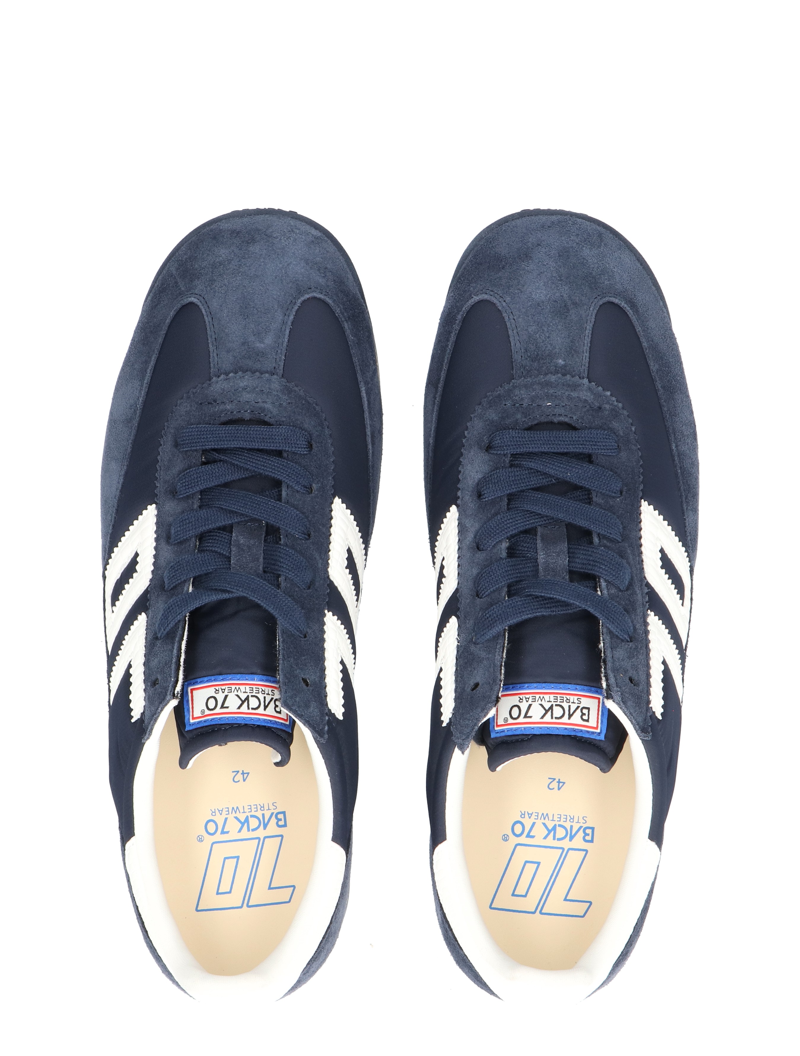 Back 70 - Barkley Jogger FC31 Nylon Sponge Navy Suede N - Heren - Lage Sneakers - Sneakers - 48923_33_7