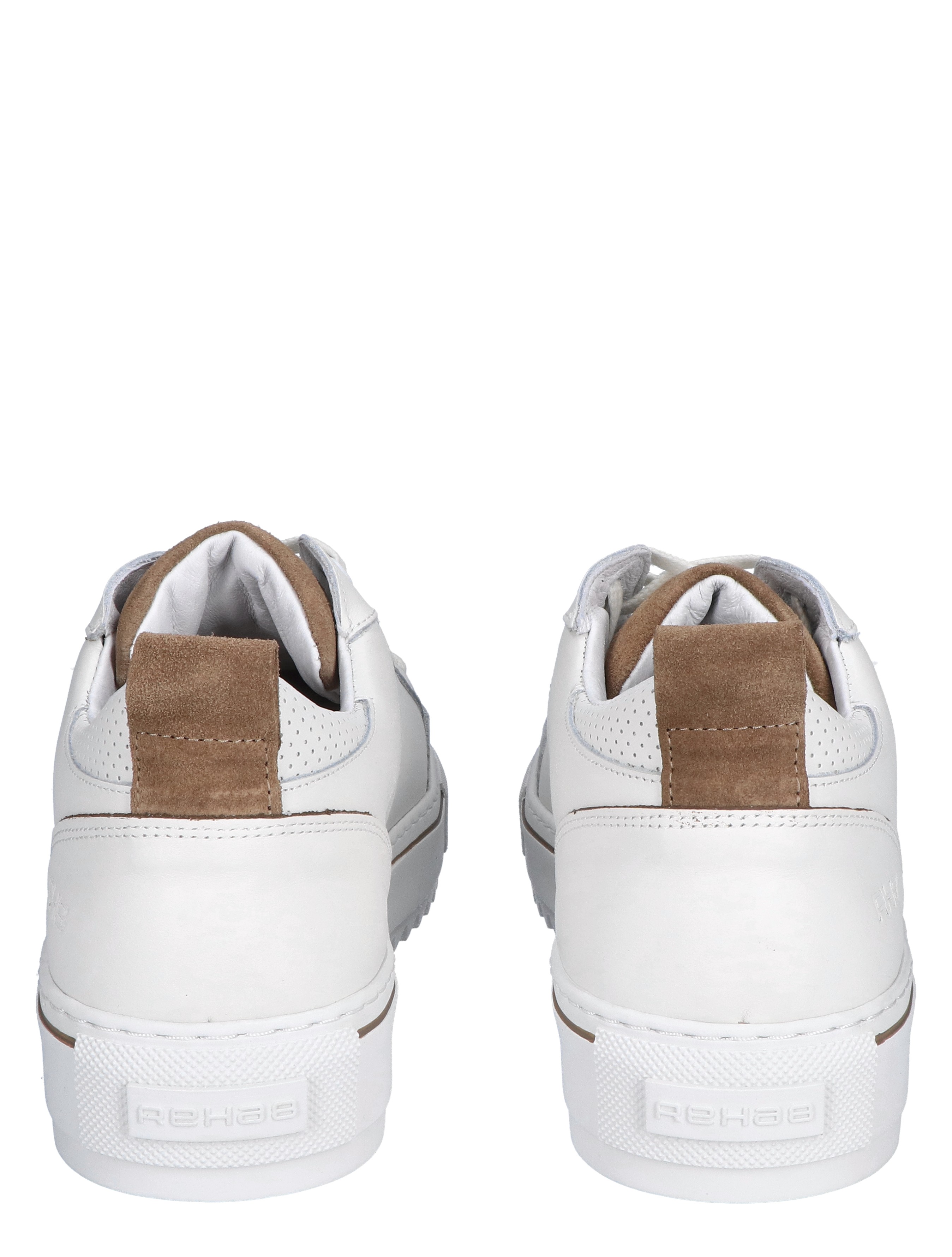 Rehab Footwear - Crash Leather White Khaki - Heren - Lage Sneakers - Sneakers - 48991_88_6