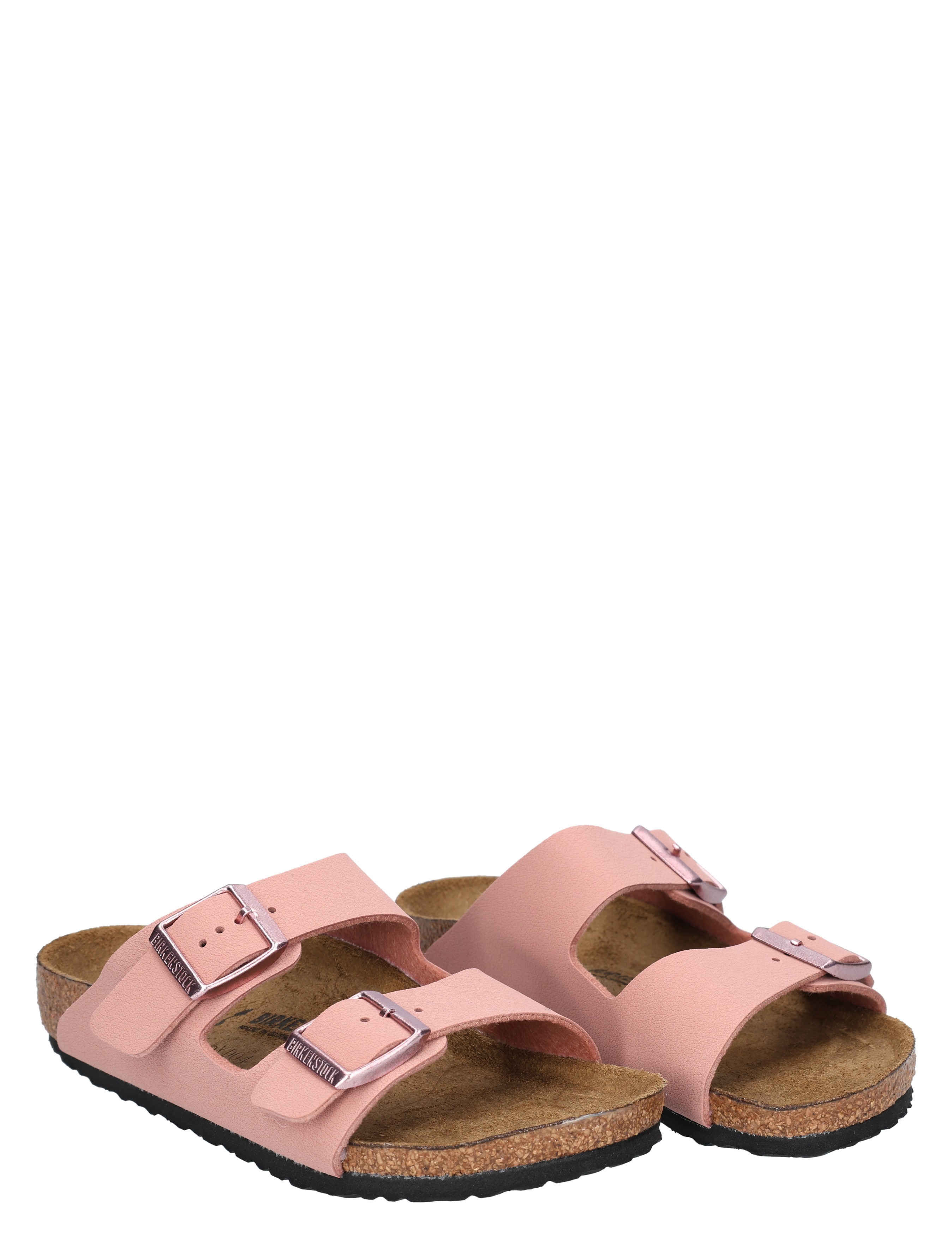 Birkenstock - Arizona Kids Birko Flor Pink Clay Narrow - Meisjes - Slippers - 50686_48_6