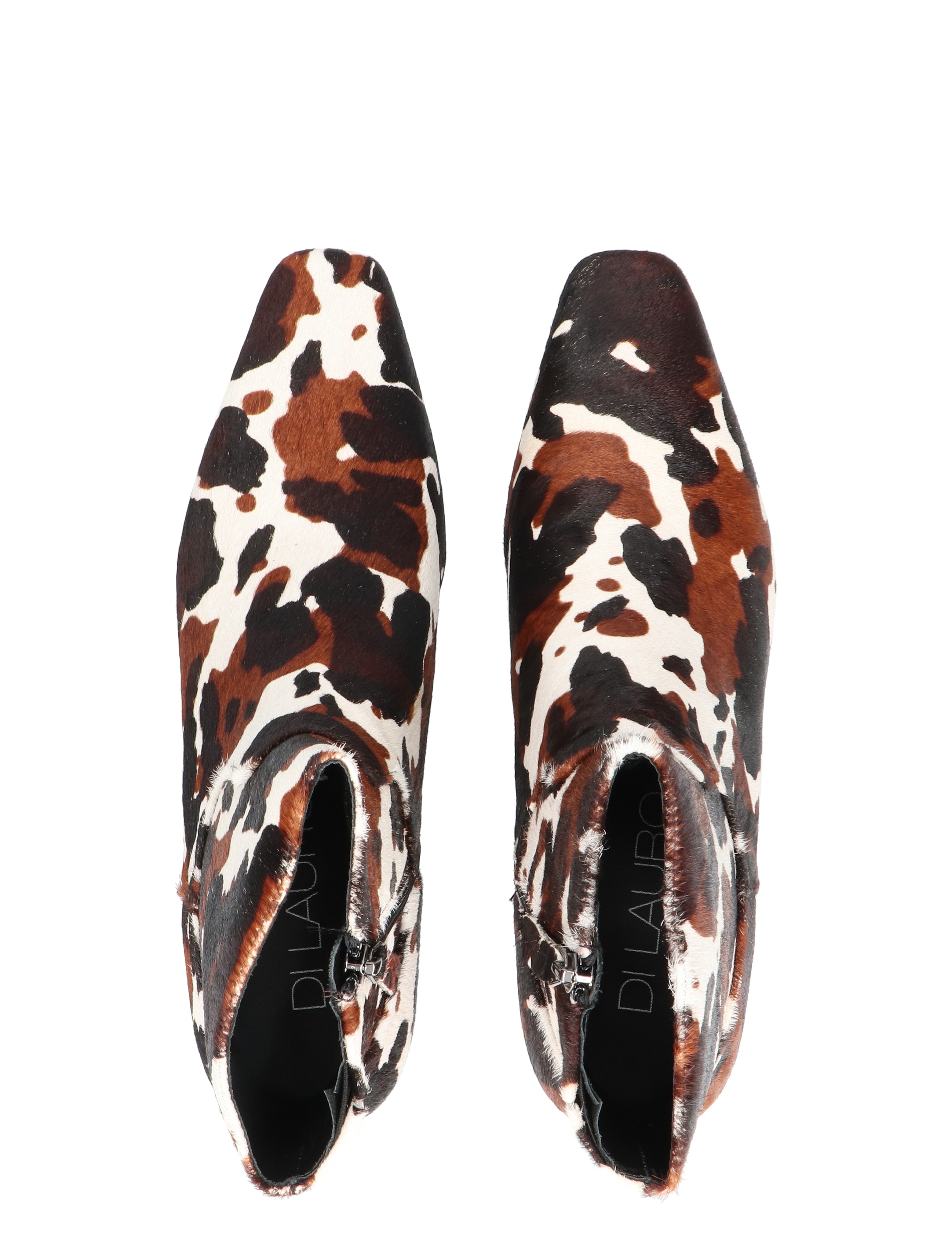 Di Lauro - Carabella White Brown Ponyhair - Dames - Boots - Enkellaarsjes - 49521_82_7