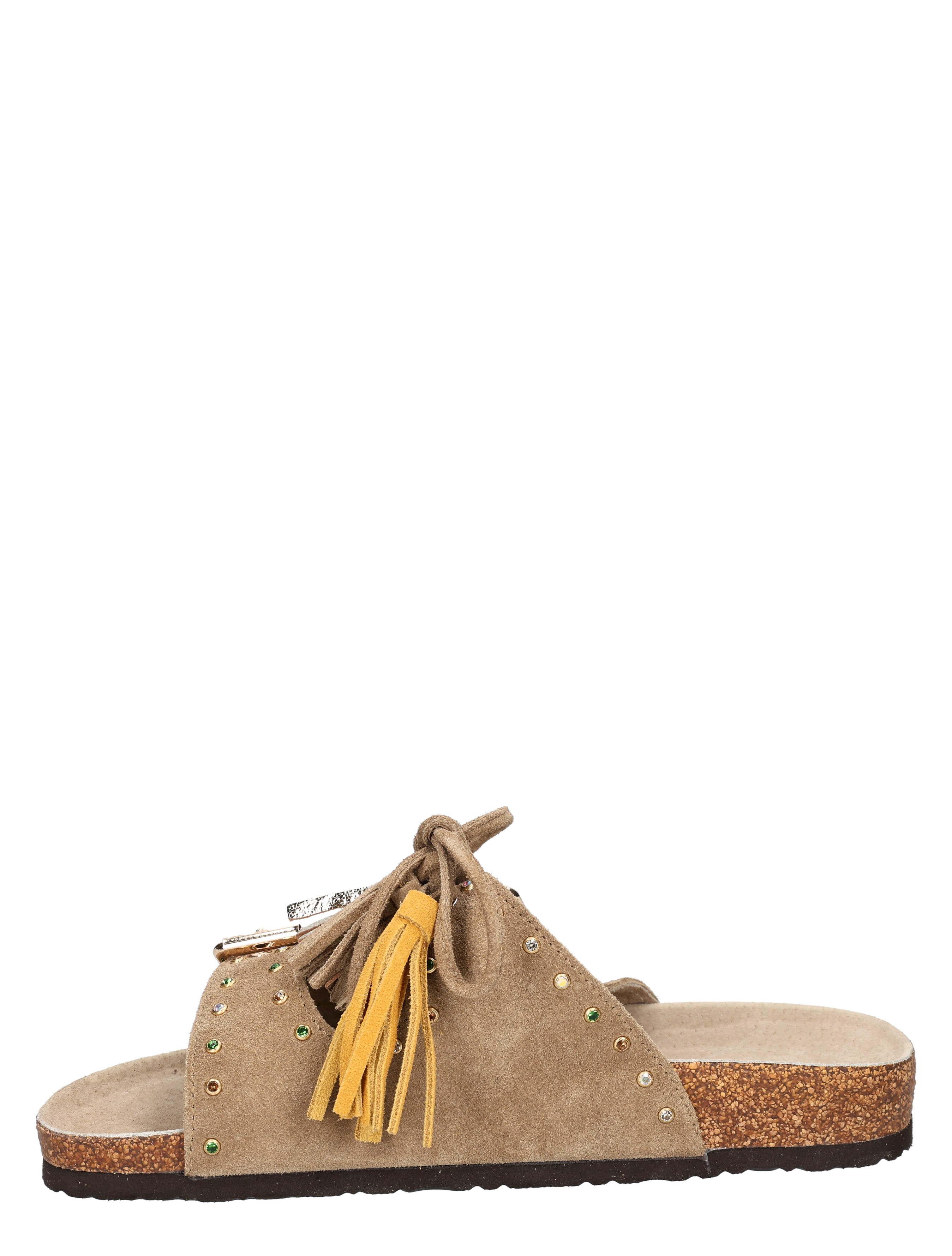 Miss Behave - Zelue Light Brown Suede - Dames - Muiltjes - 50868_77_3