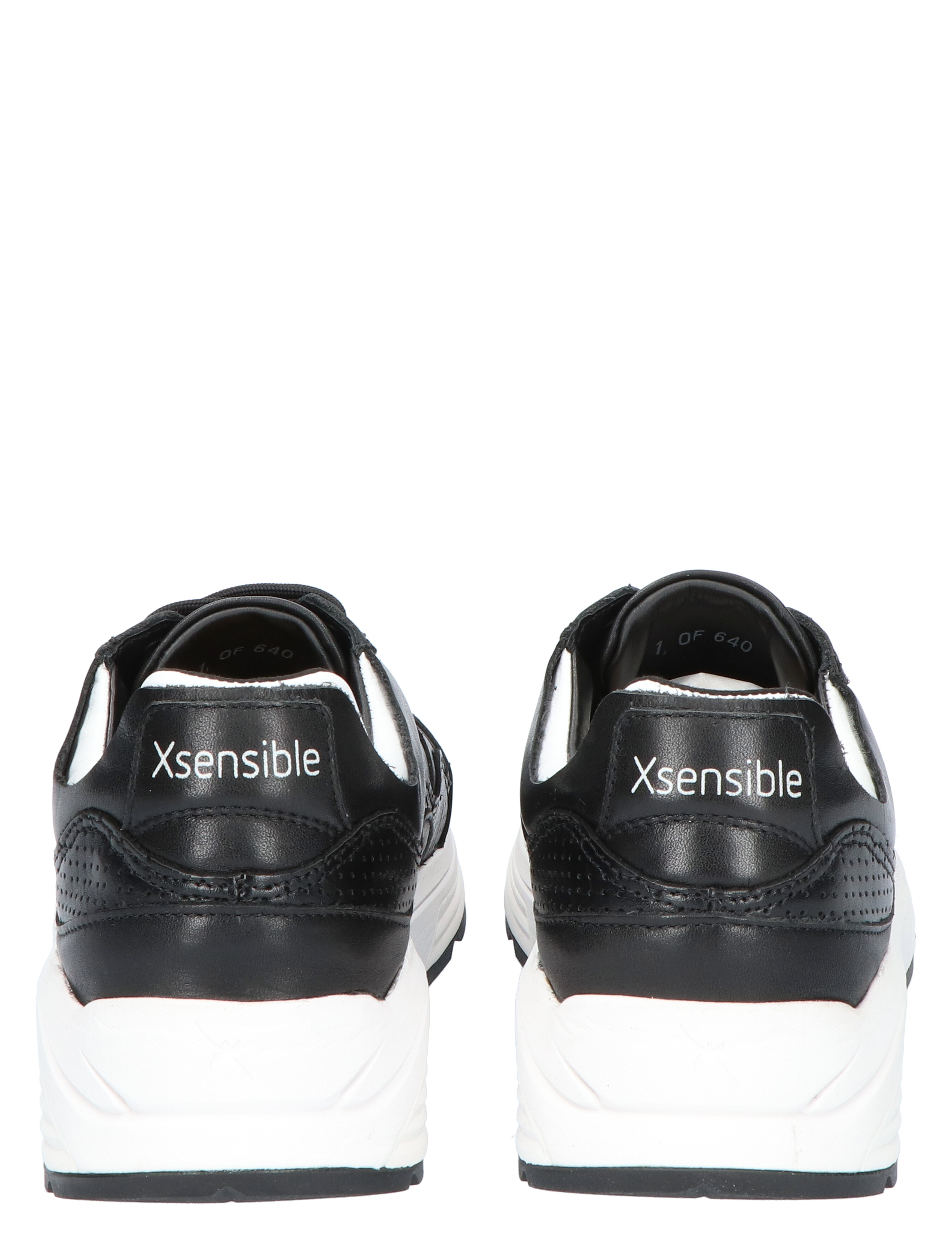 Xsensible - 33000.3 Golden Gate Lady Black G-Wijdte - Sneakers - Dames - Lage Sneakers - Veterschoenen - Casual Veterschoenen - 38096_18_5