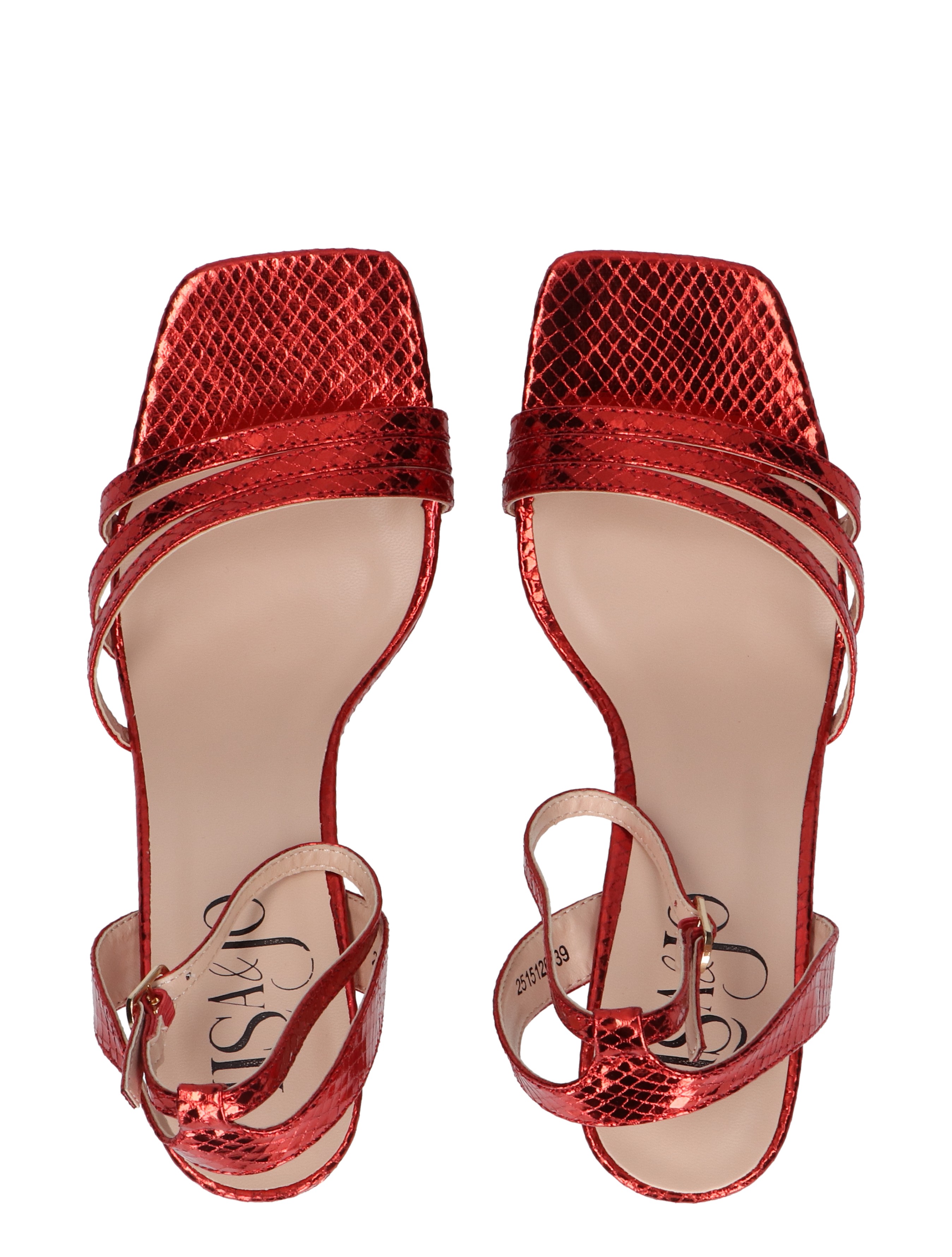 Lisa & Jo - Woly Red - Dames - Sandalettes - 47539_44_7