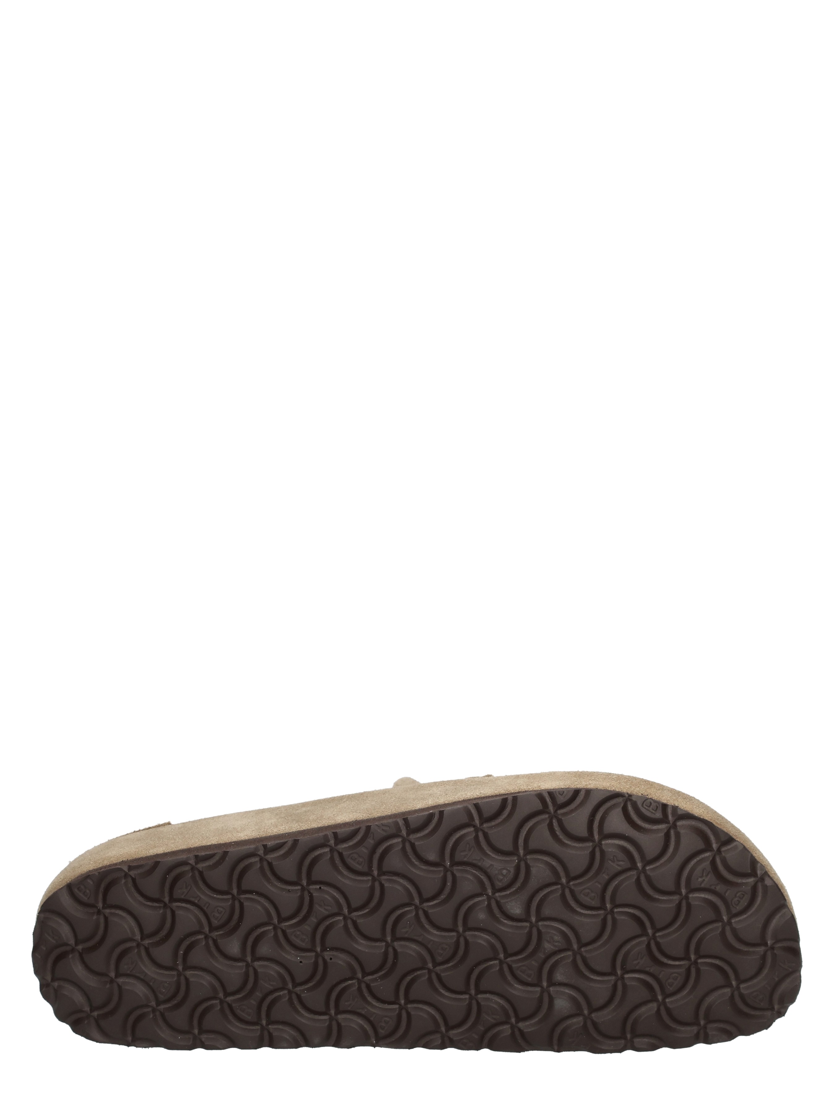 Birkenstock - Naples Wrapped Men Suede Taupe Narrow - Heren - Loafers - 49877_77_8