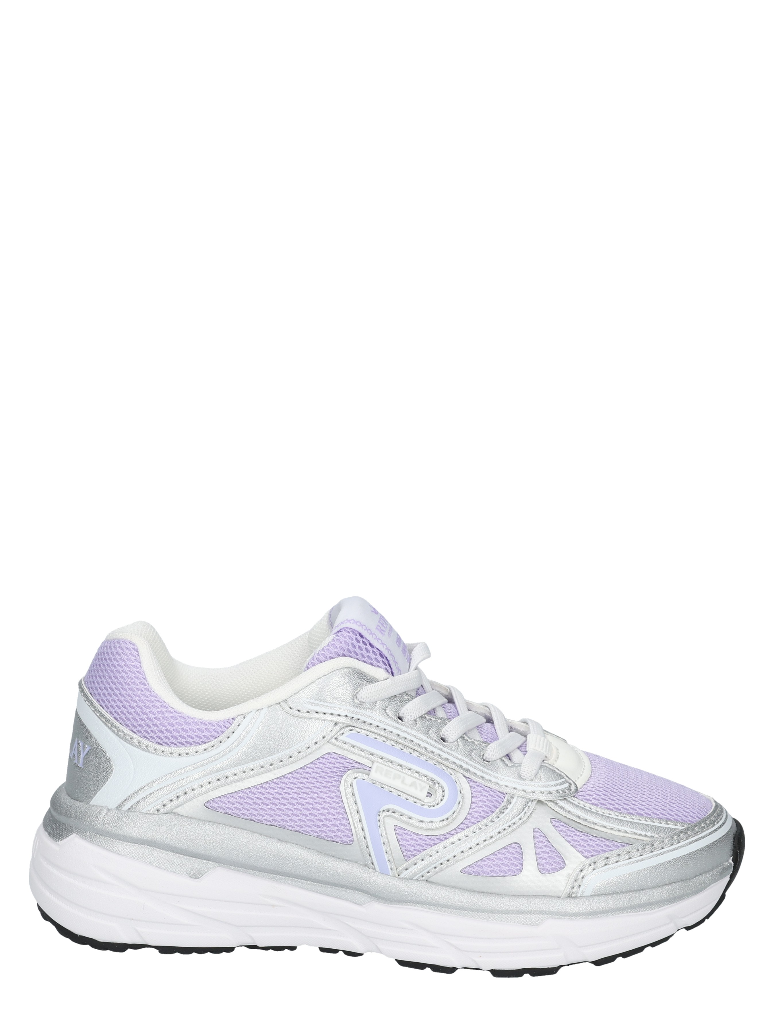 Replay - JS900008T 3519 Silver Lilac White - Meisjes - Lage Sneakers - Sneakers - 49846_54_1