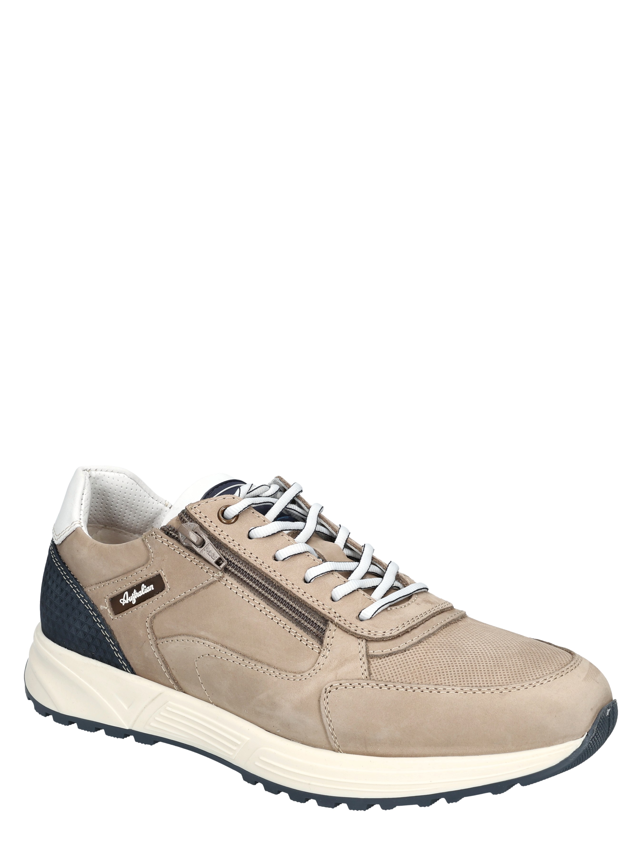 Australian - Discover 15.1686.03.L37 Taupe Blue Whit - Heren - Veterschoenen - Casual Veterschoenen - 50778_77_3
