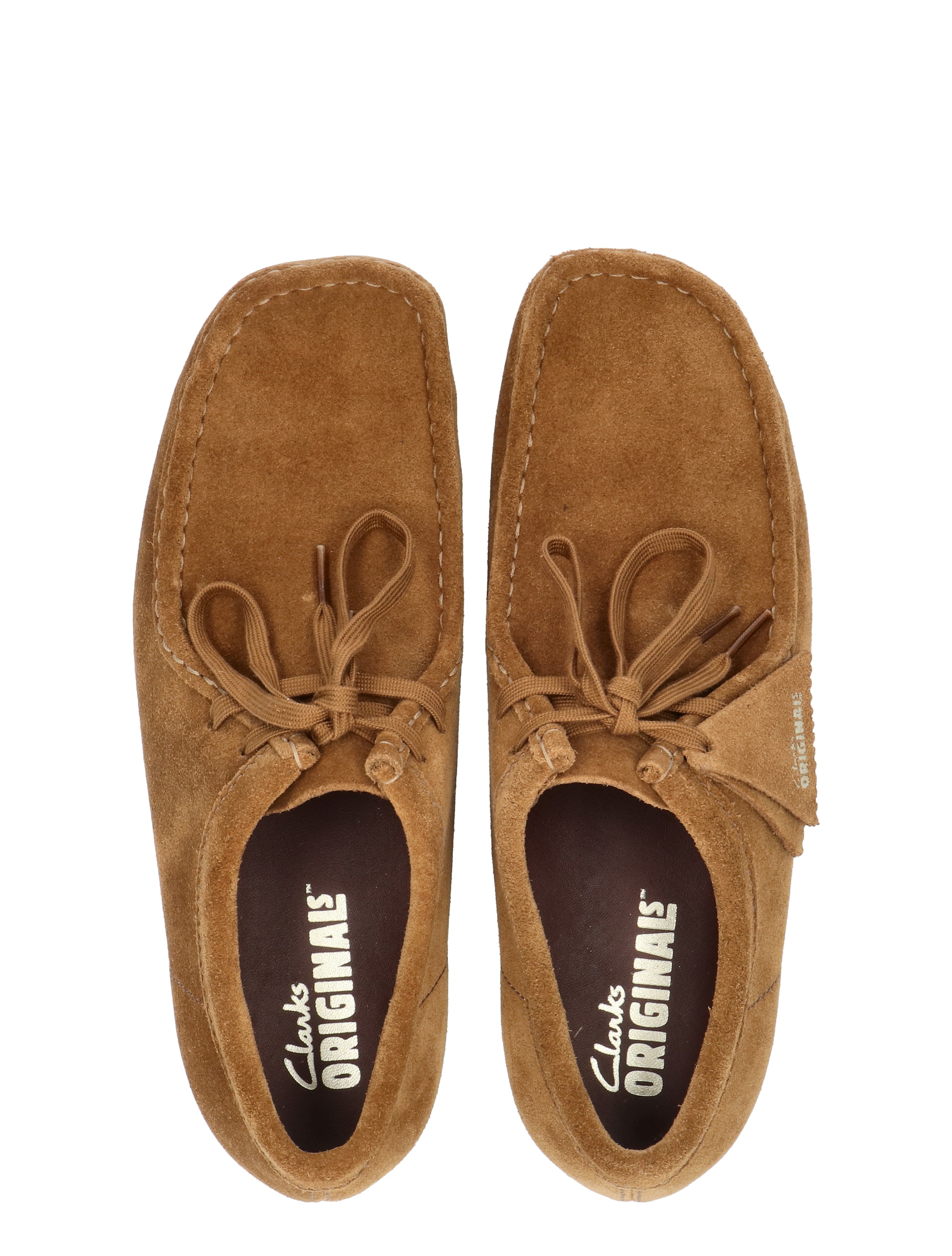 Clarks Originals - Wallabee 26155518 Cola Suede - Heren - Veterschoenen - Casual Veterschoenen - 50993_22_7