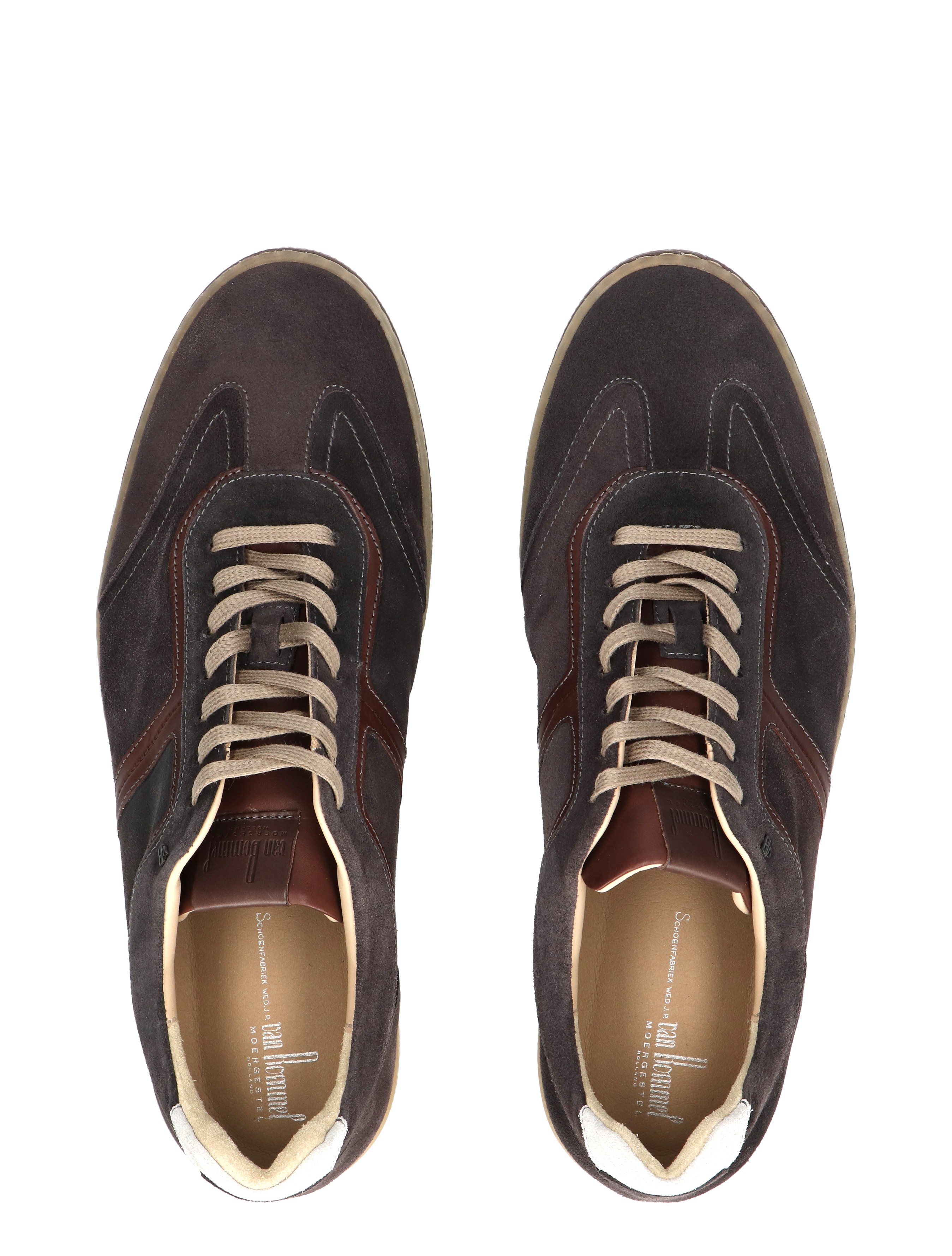 Van Bommel - Bora SBM-10024 31-01 Dark Grey H-Wijdte - Heren - Veterschoenen - Casual Veterschoenen - 49264_99_7