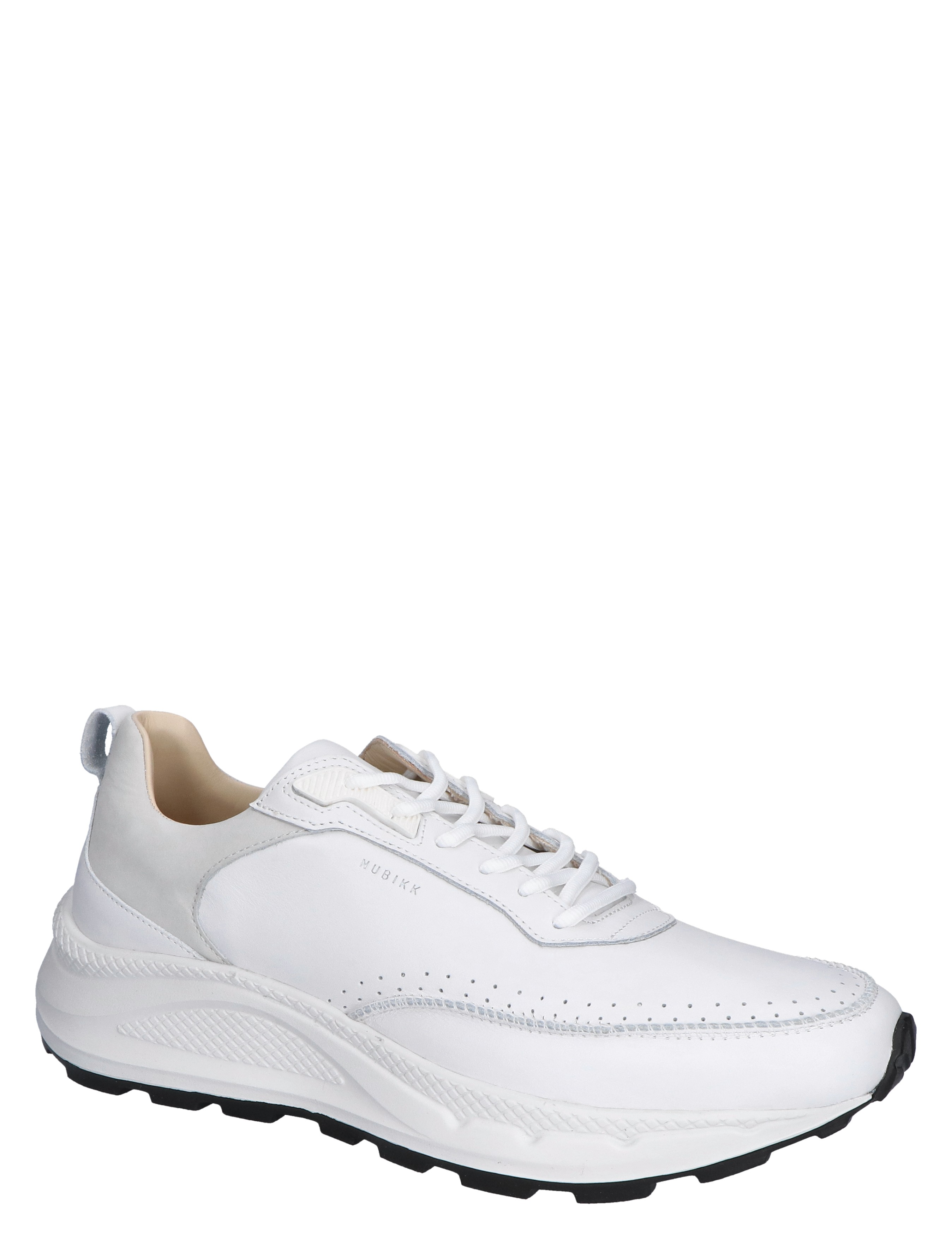 Oberon Reese Men White Leather