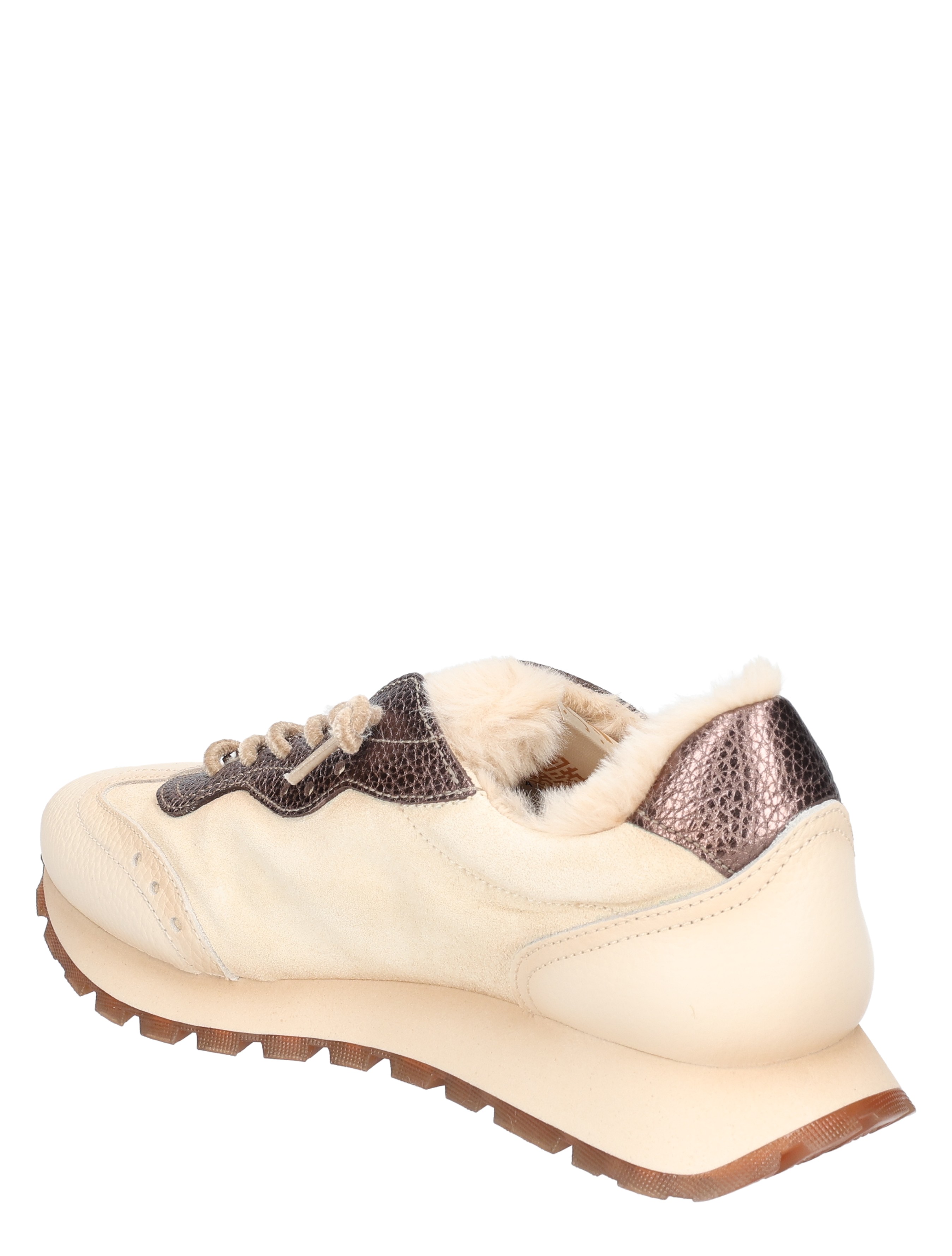 sneaker, toevallige, witte sneaker, luxe lining, furry detail