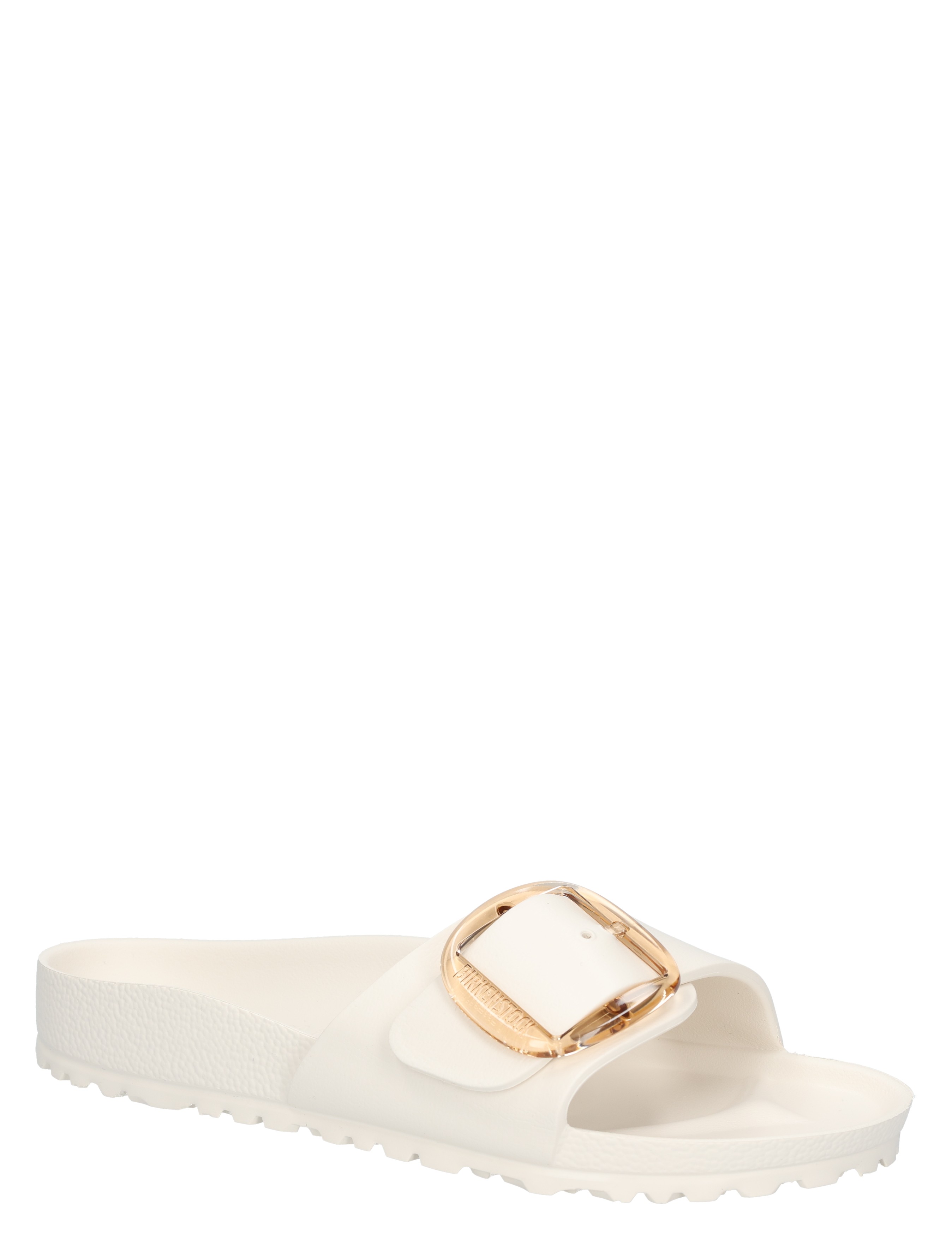 Birkenstock - Madrid Big Buckle Eggshell Narrow - Dames - Slippers - 49615_88_4