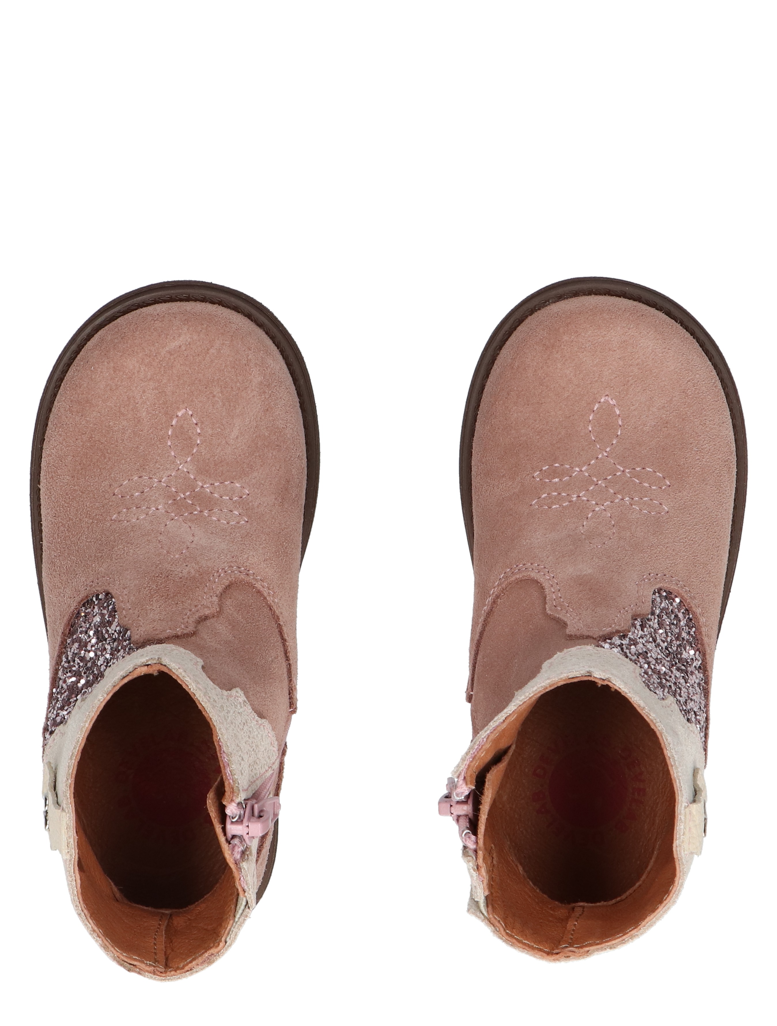 Develab - 47084 473 Old Pink Suede - Meisjes - Veter Boots - Boots - 49247_48_7