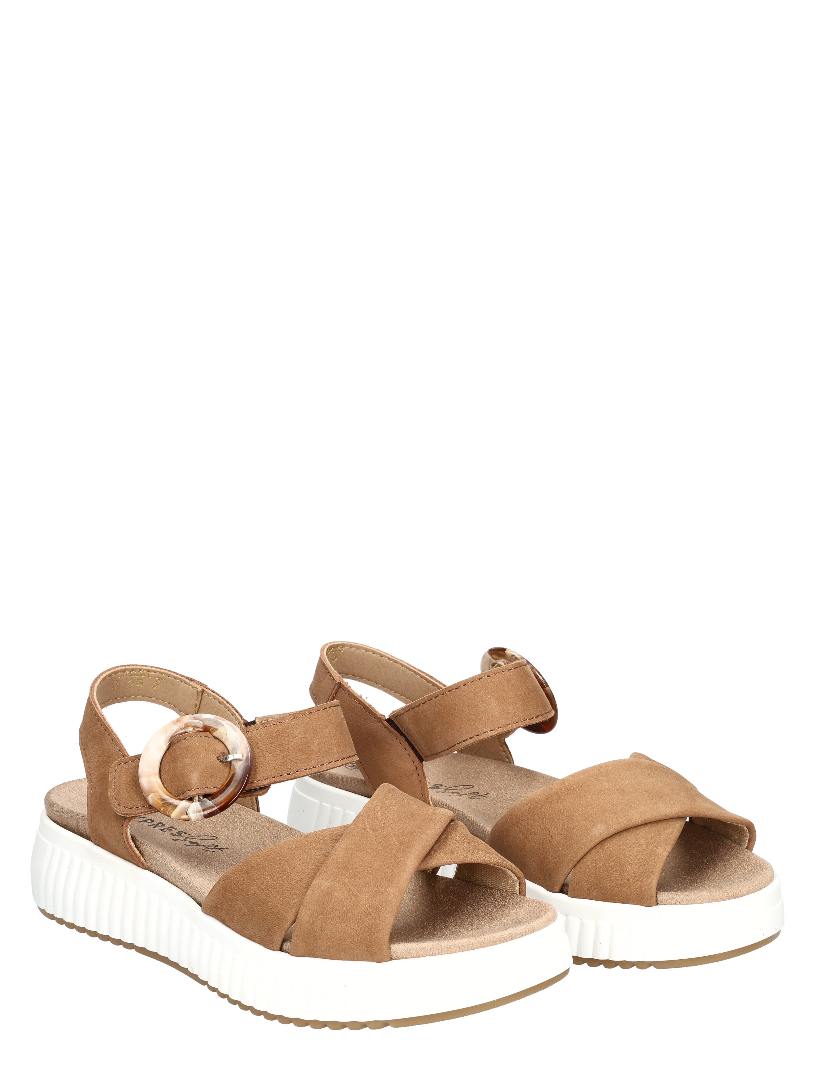 Cypres Soft - Zina 2615592 Tan Nubuk 2156 - Dames - Sandalen - 50847_22_5