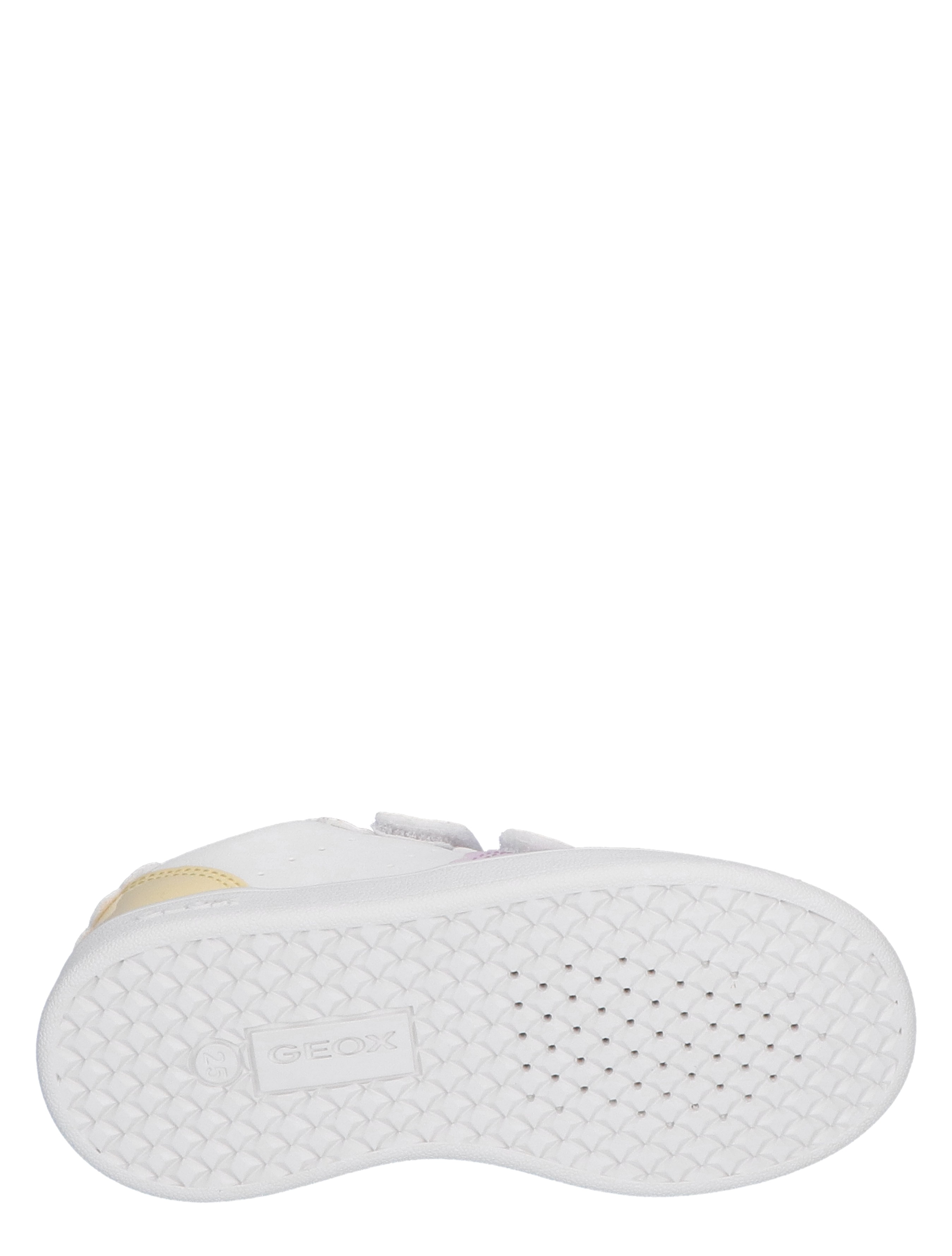 Geox - B555MA B55MA C1372 White/LT Yellow - Meisjes - Klittenbandschoenen - 46668_84_8