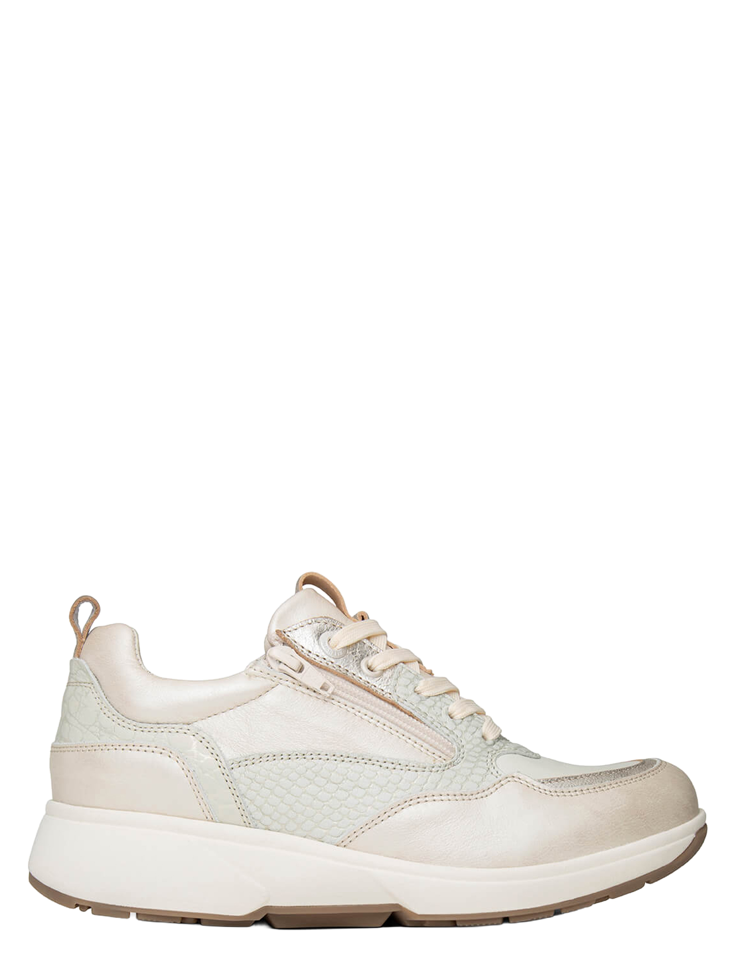 Xsensible - 30215.3 176 Soft Pearl Combi H-Wijdte - Dames - Veterschoenen - Casual Veterschoenen - 51643_88_1