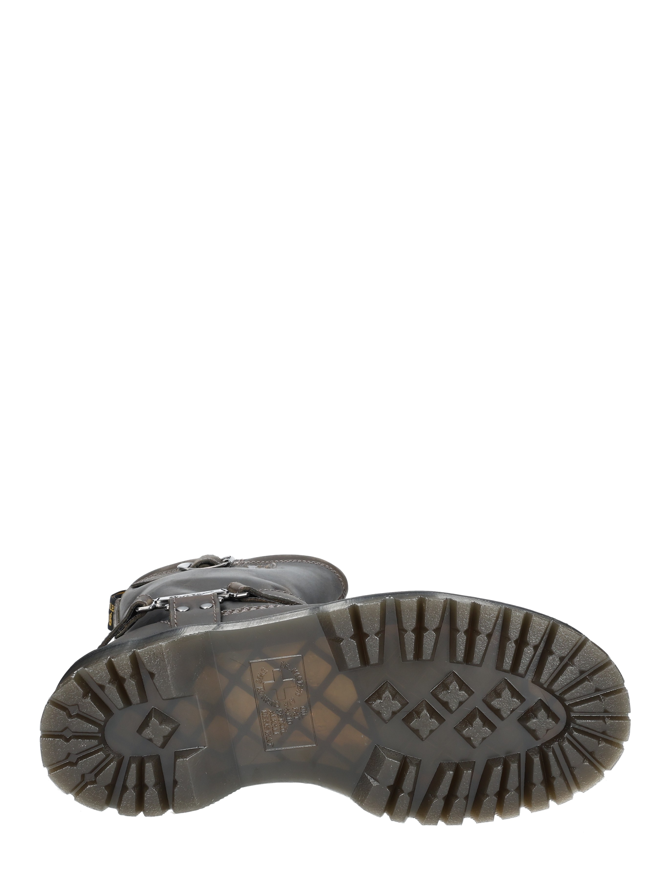 Dr. Martens - Anistone Hidam Charcoal Grey Burnish - Dames - Boots - Biker Boots - 48217_99_8