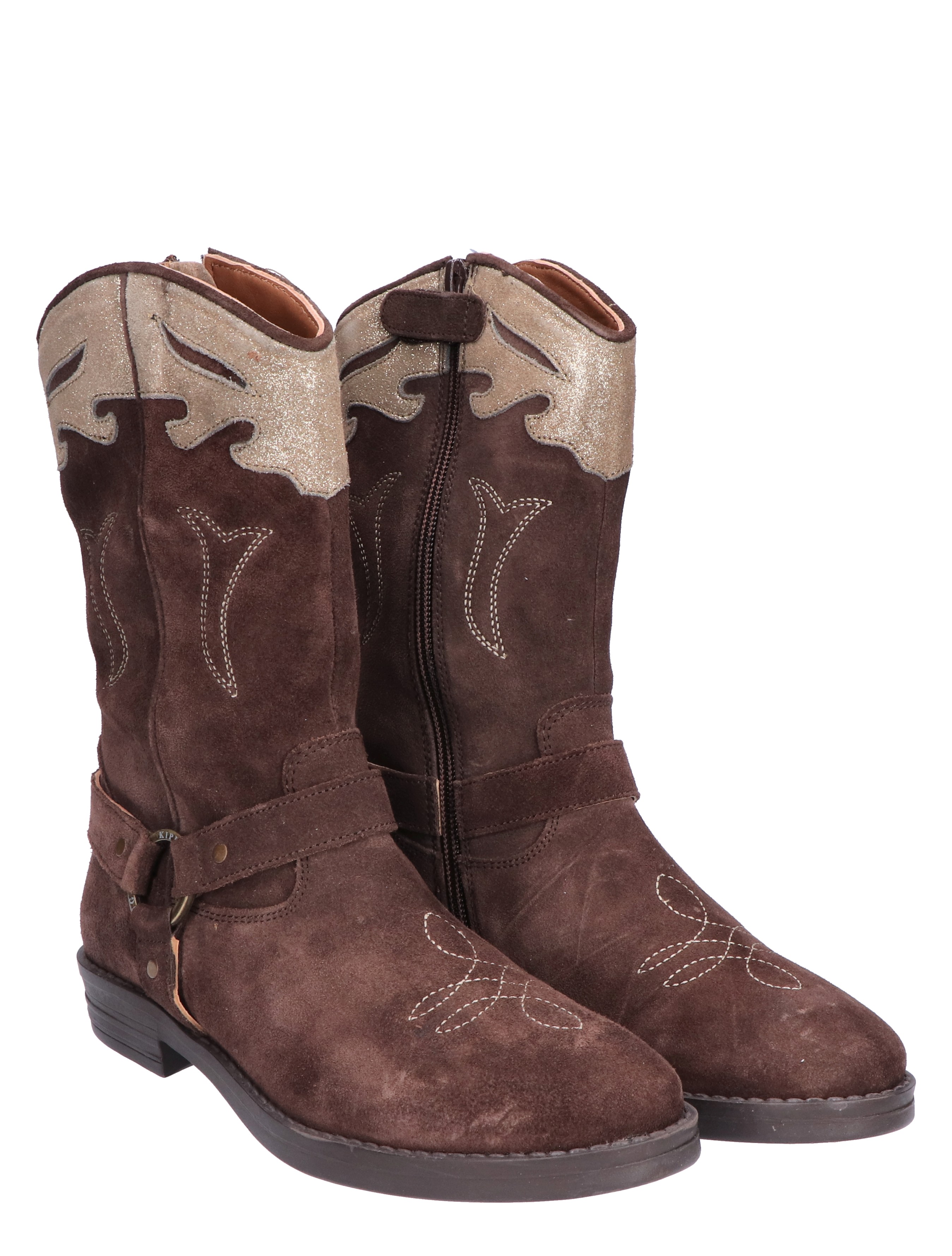 Kipling - Fendy Brown Suede - Meisjes - Boots - Cowboylaarzen - 45714_22_5