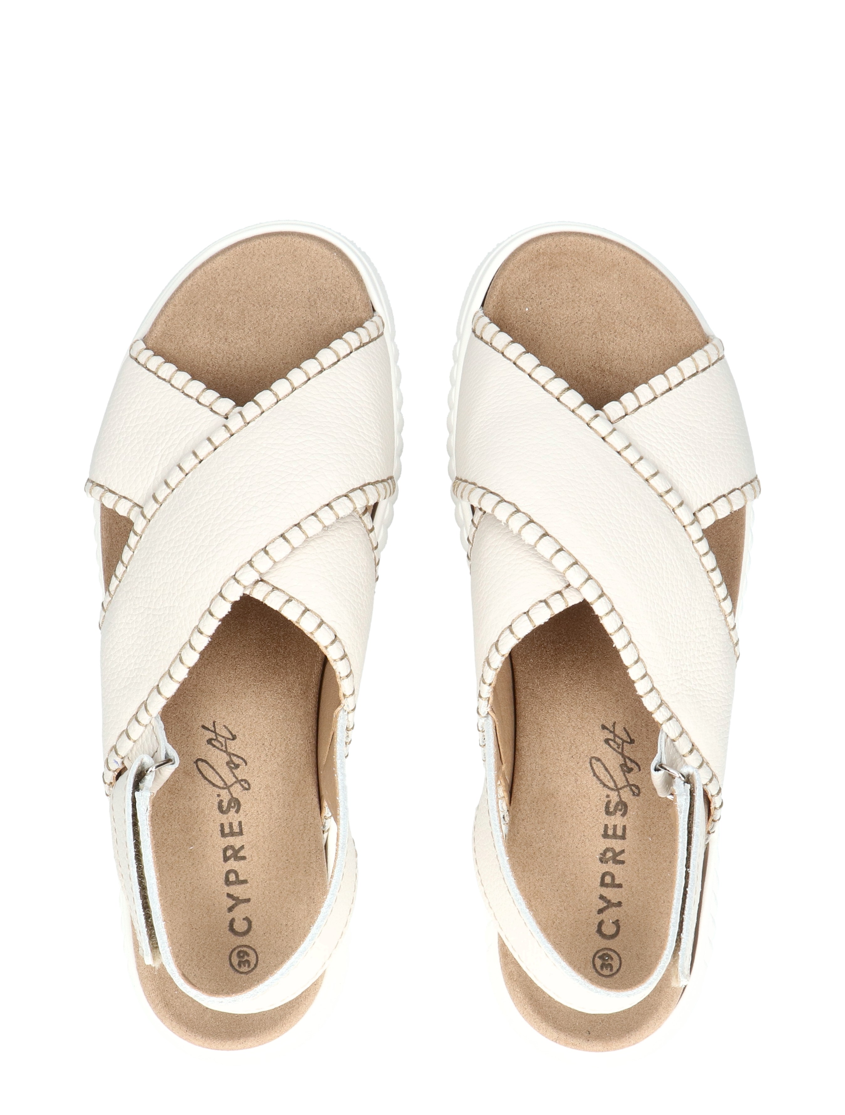 Cypres Soft - Zozan 2615528 Beige Floater 5086 - Dames - Sandalen - 50848_77_8