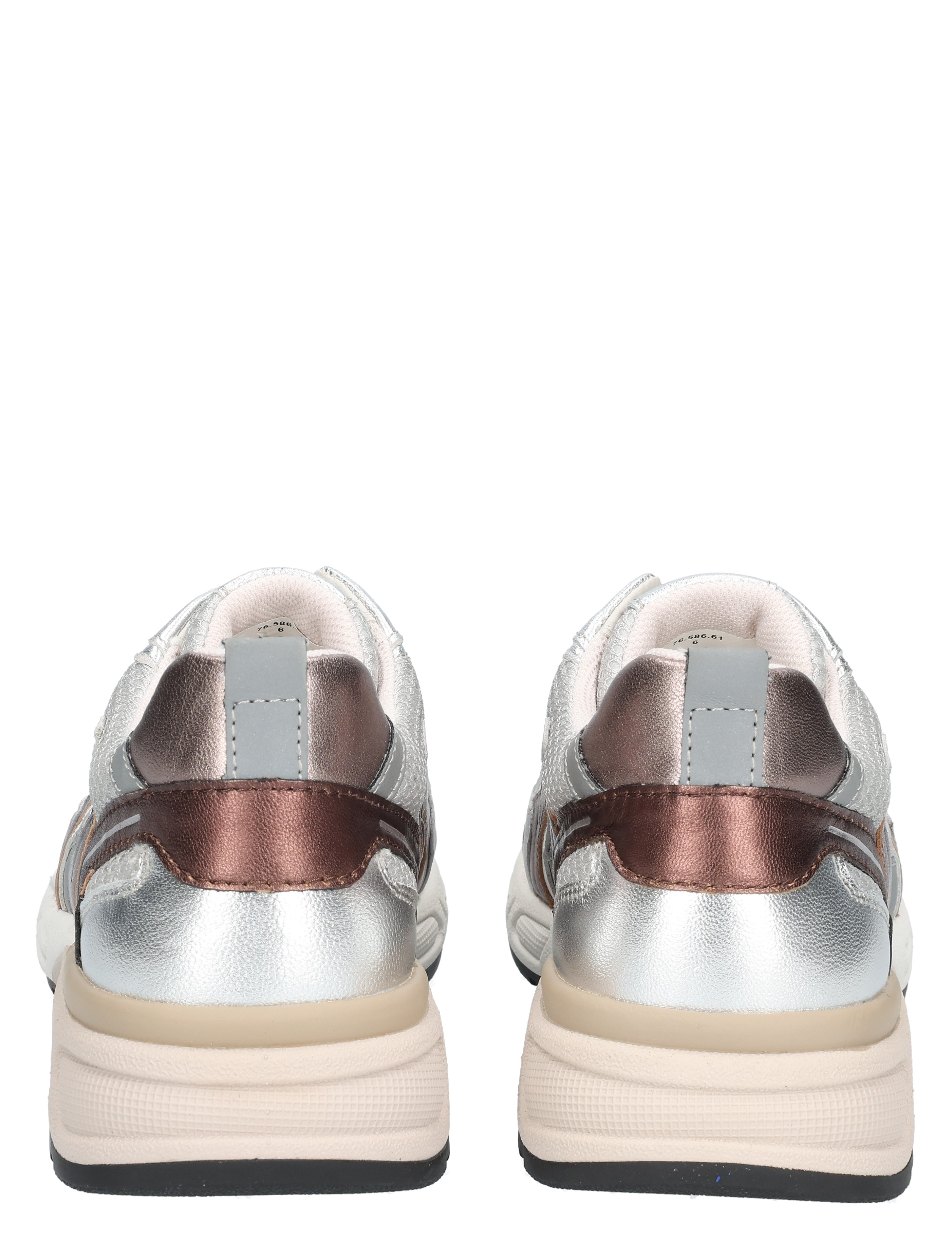 Gabor - 76.586.61 Silver G-Wijdte - Sneakers - Dames - Lage Sneakers - 48914_54_6