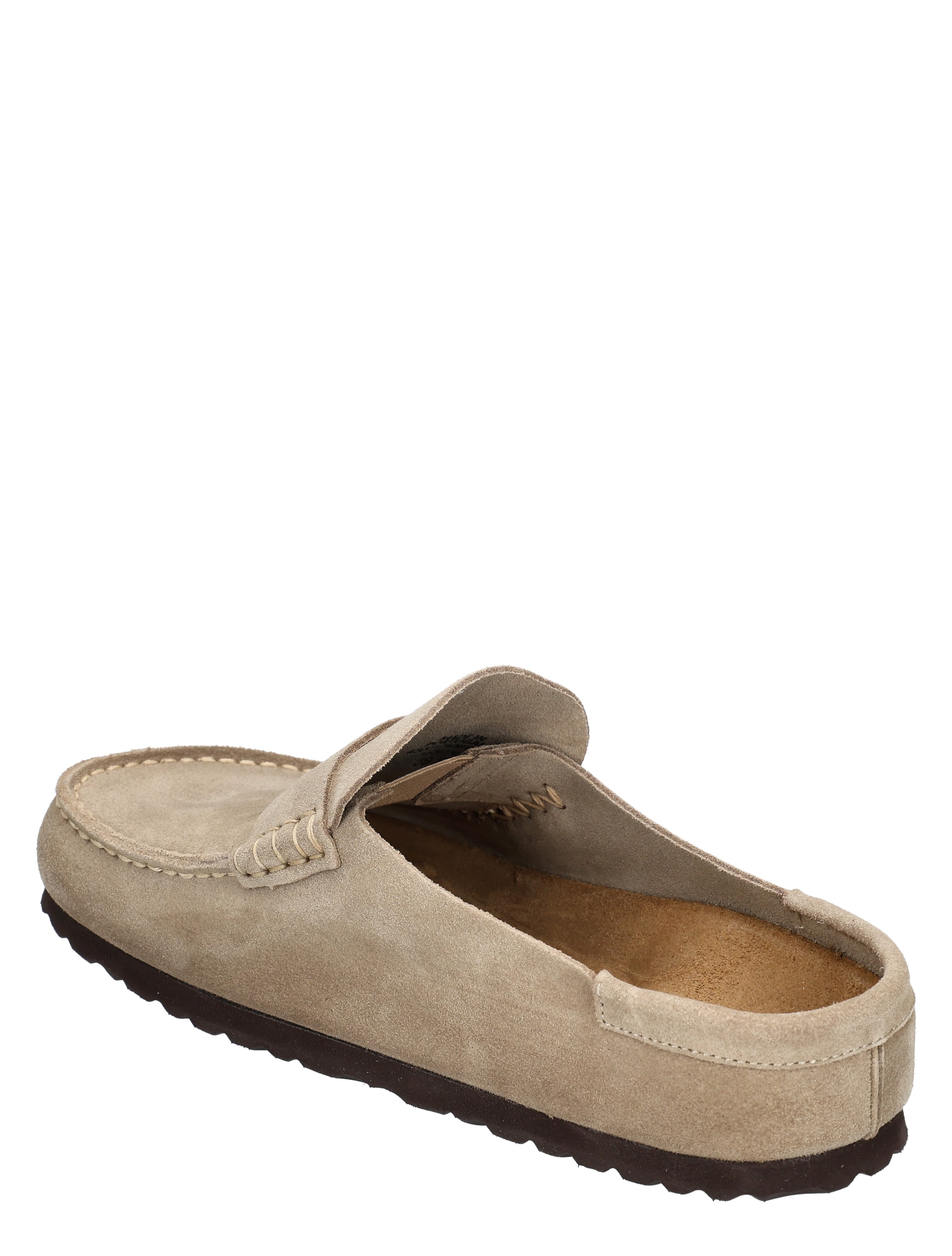 Birkenstock - Naples Wrapped Suede Suede Taupe Narrow - Dames - Loafers - 49861_77_4
