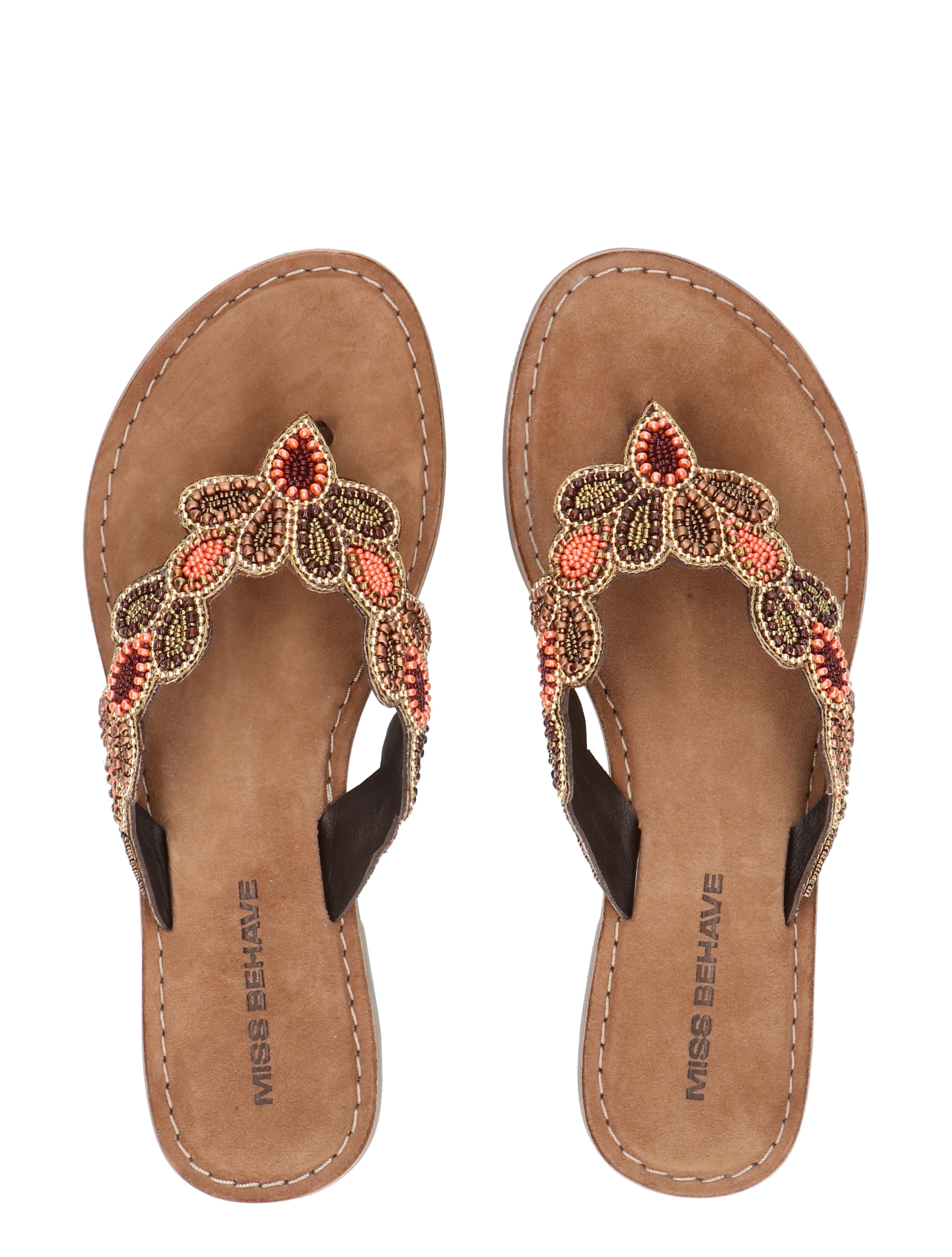 Miss Behave - Zelda Brown Multi - Dames - Slippers - 50308_22_1